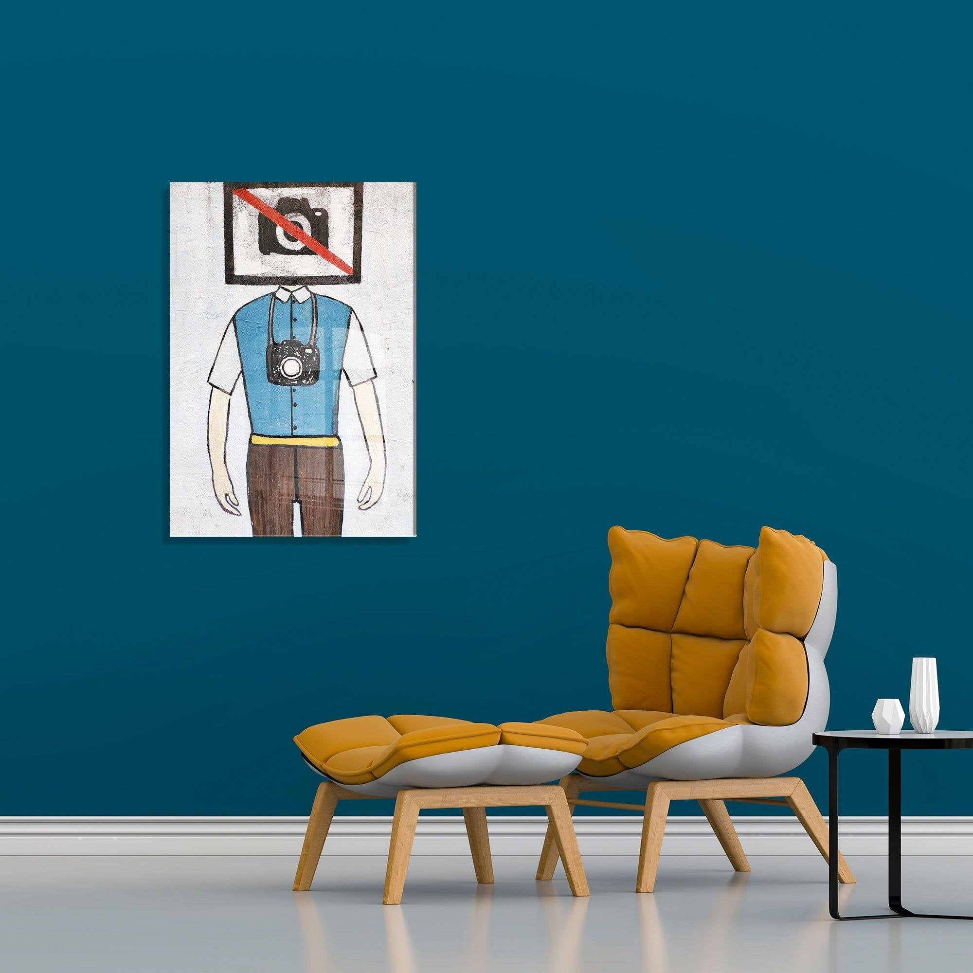 UV-574 Baskılı Cam Dikdörtgen Duvar Tablosu | ByLamp