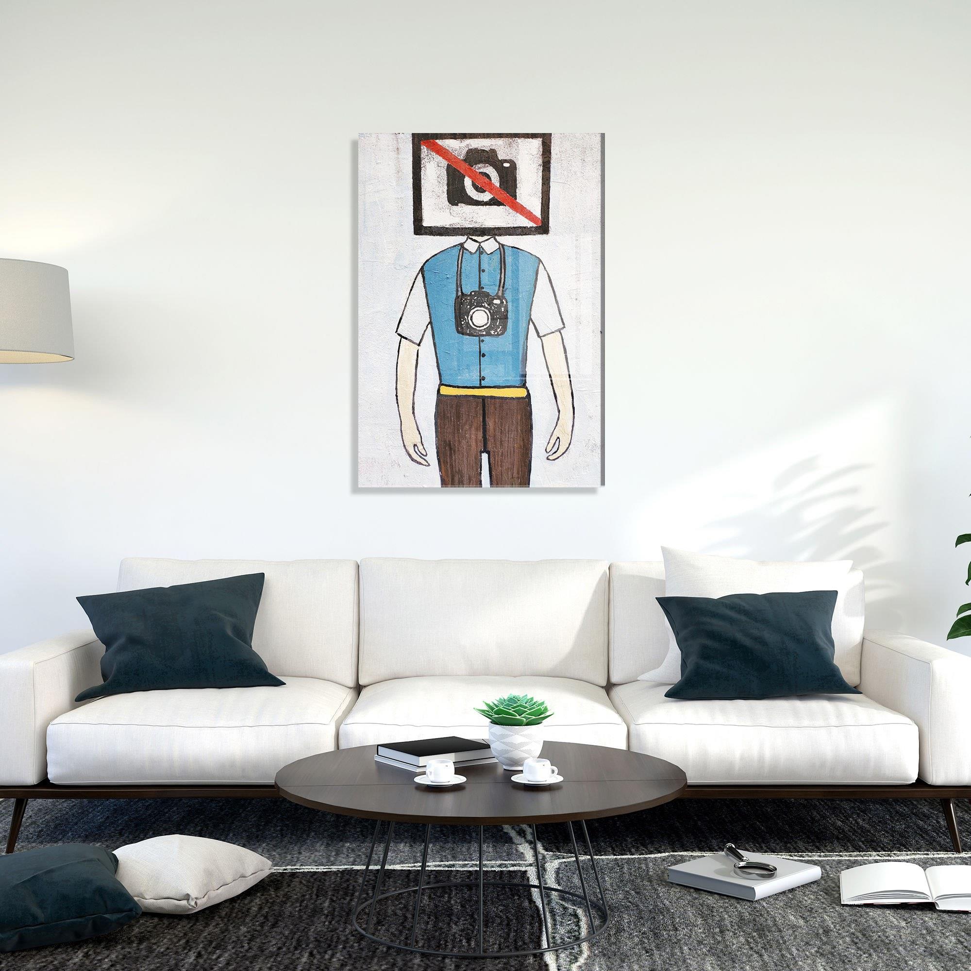 UV-574 Baskılı Cam Dikdörtgen Duvar Tablosu | ByLamp