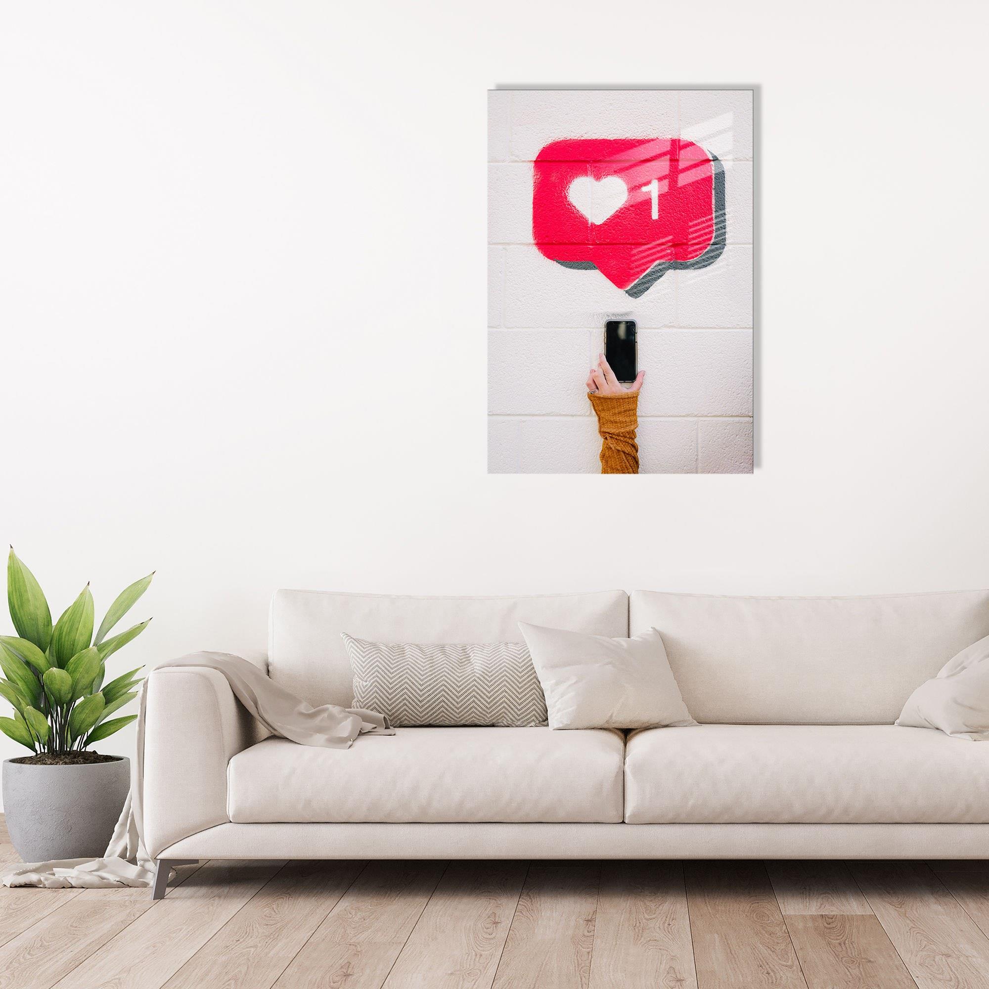 UV-585 Baskılı Cam Dikdörtgen Duvar Tablosu | ByLamp