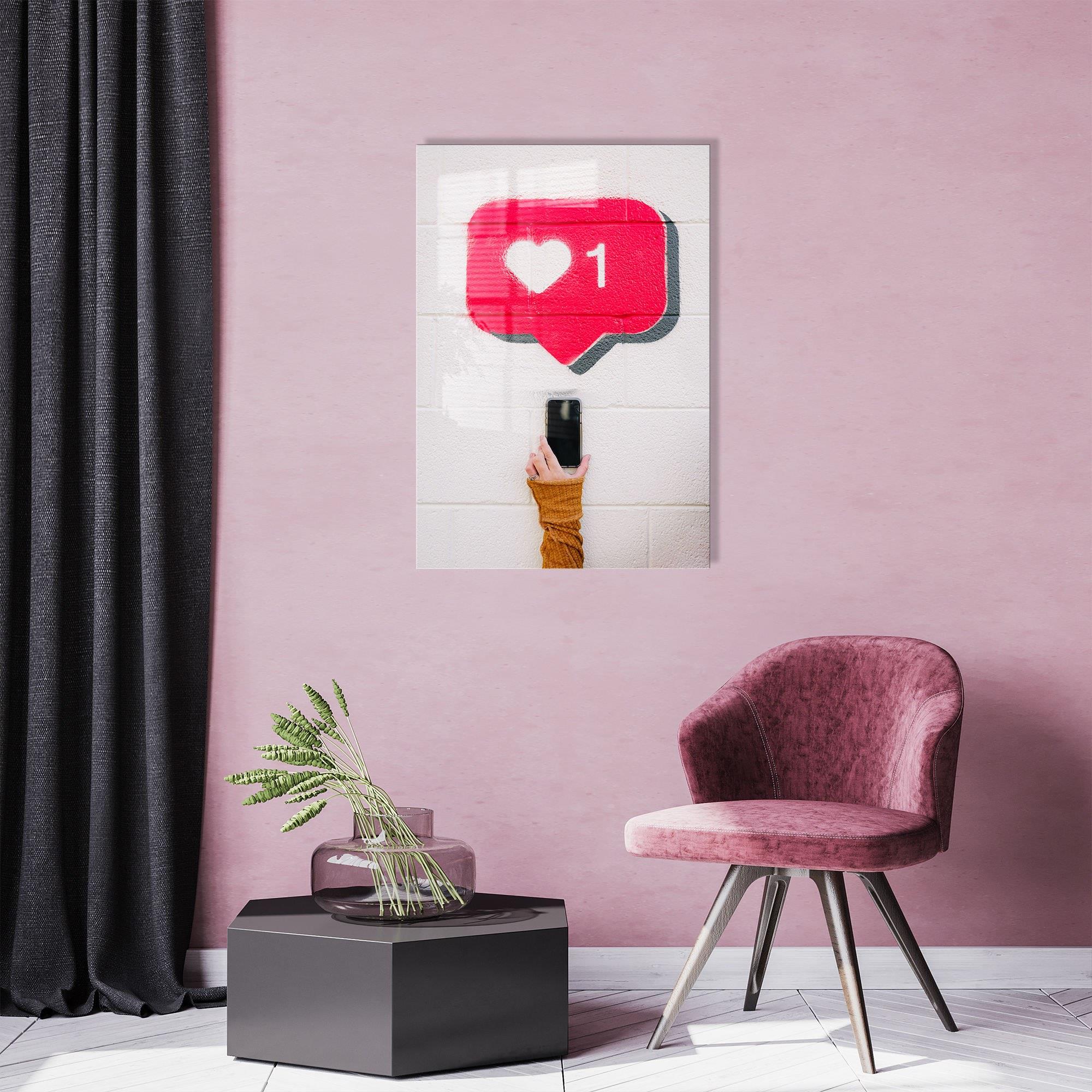 UV-585 Baskılı Cam Dikdörtgen Duvar Tablosu | ByLamp