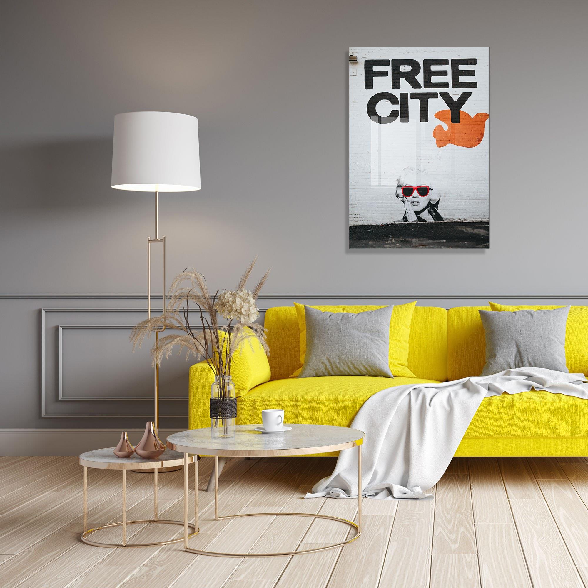 UV-587 Baskılı Cam Dikdörtgen Duvar Tablosu | ByLamp