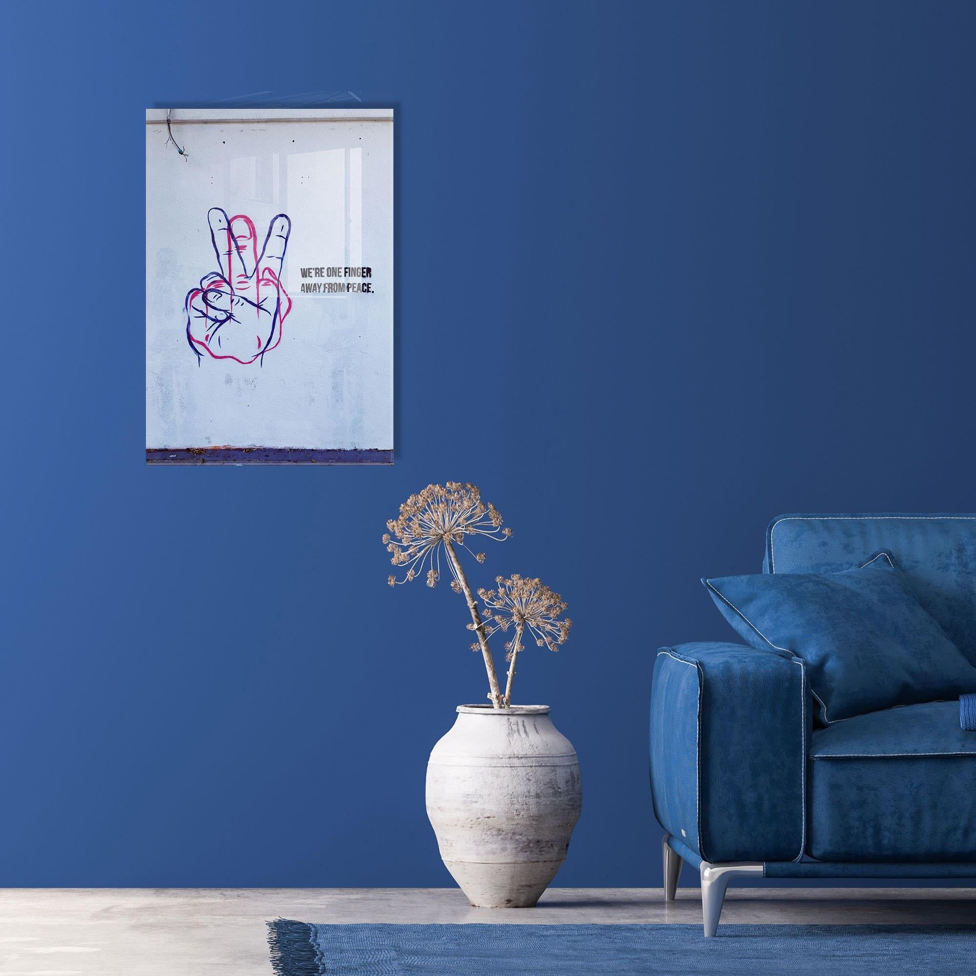 UV-593 Baskılı Cam Dikdörtgen Duvar Tablosu | ByLamp