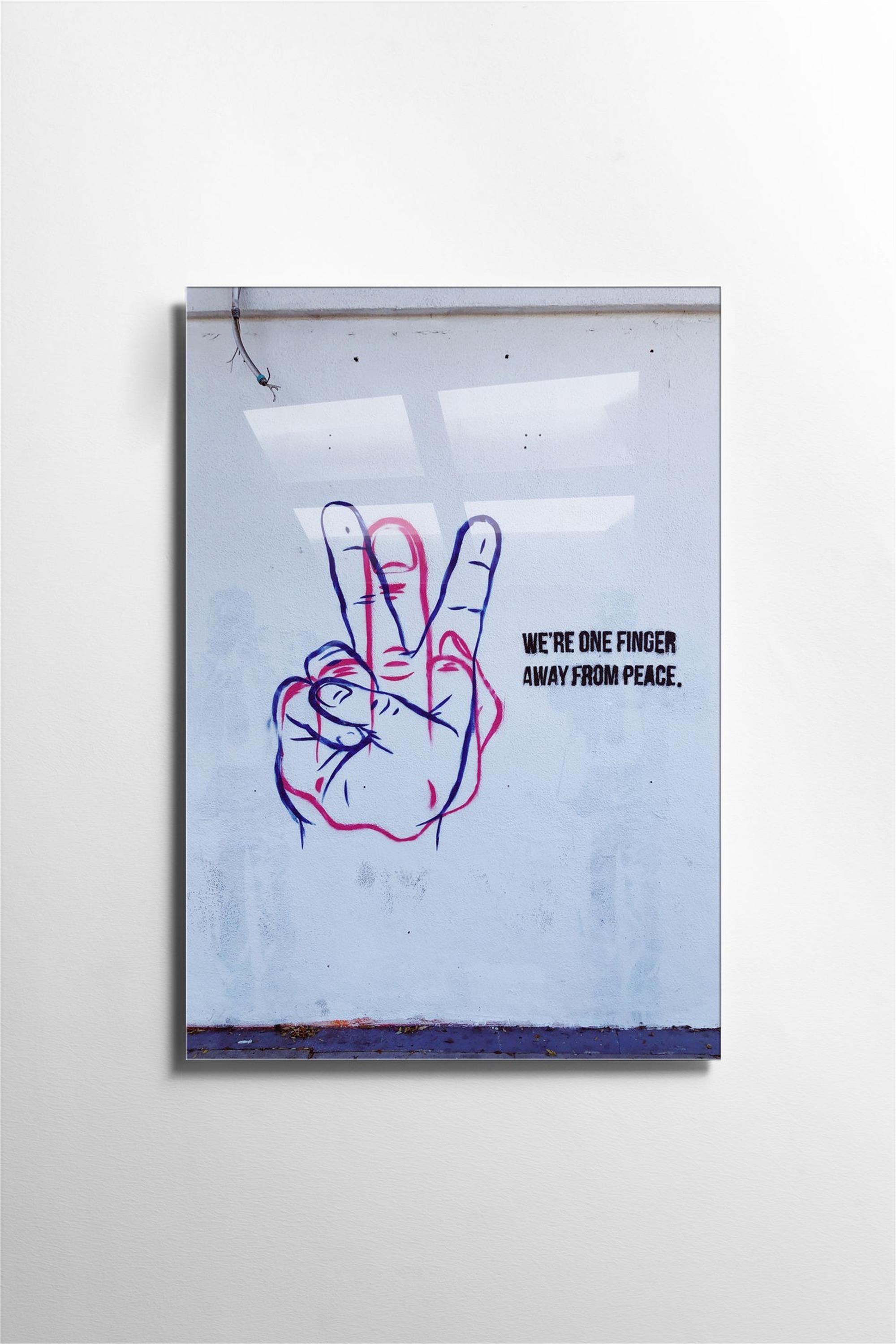 UV-593 Baskılı Cam Dikdörtgen Duvar Tablosu | ByLamp