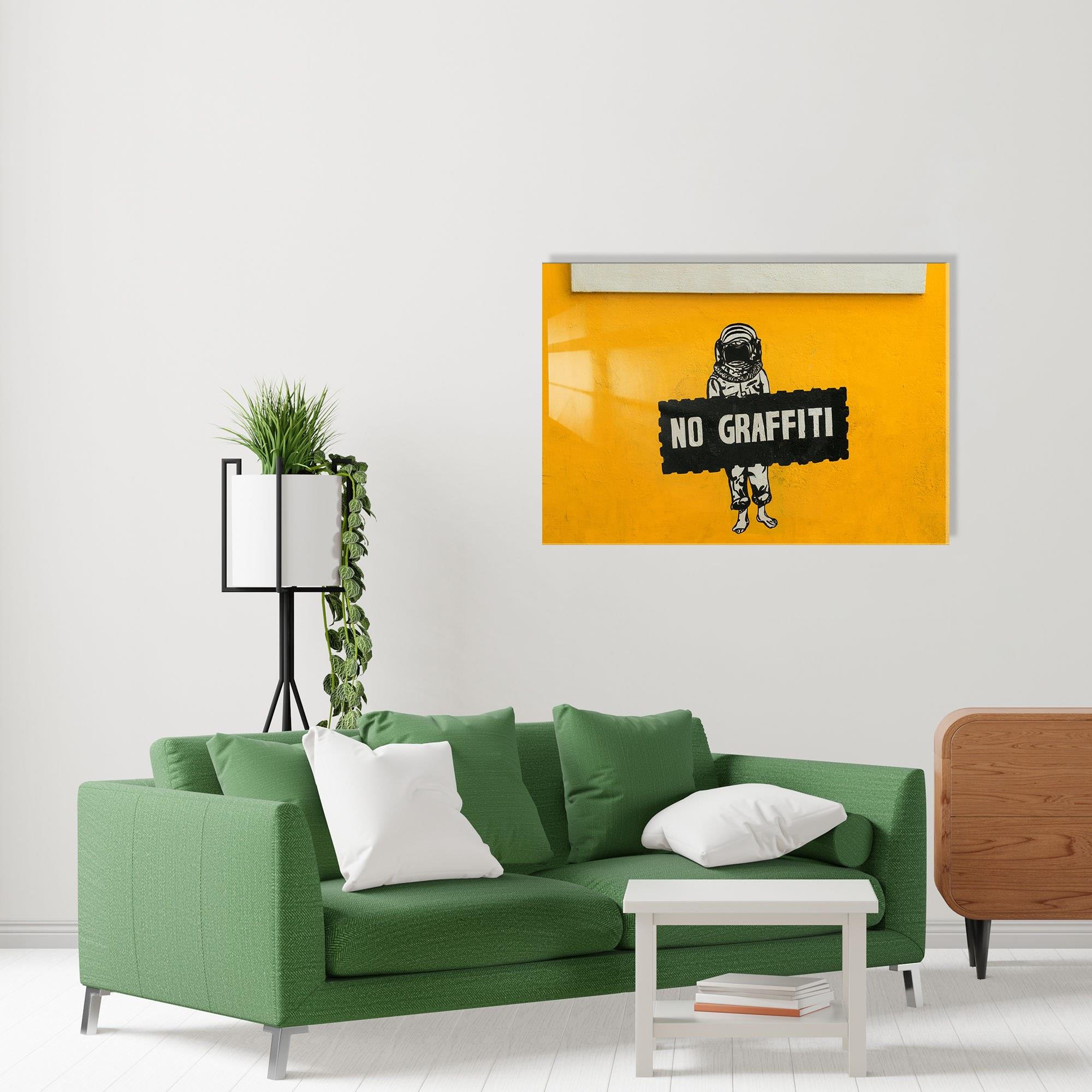 UV-595 Baskılı Cam Dikdörtgen Duvar Tablosu | ByLamp