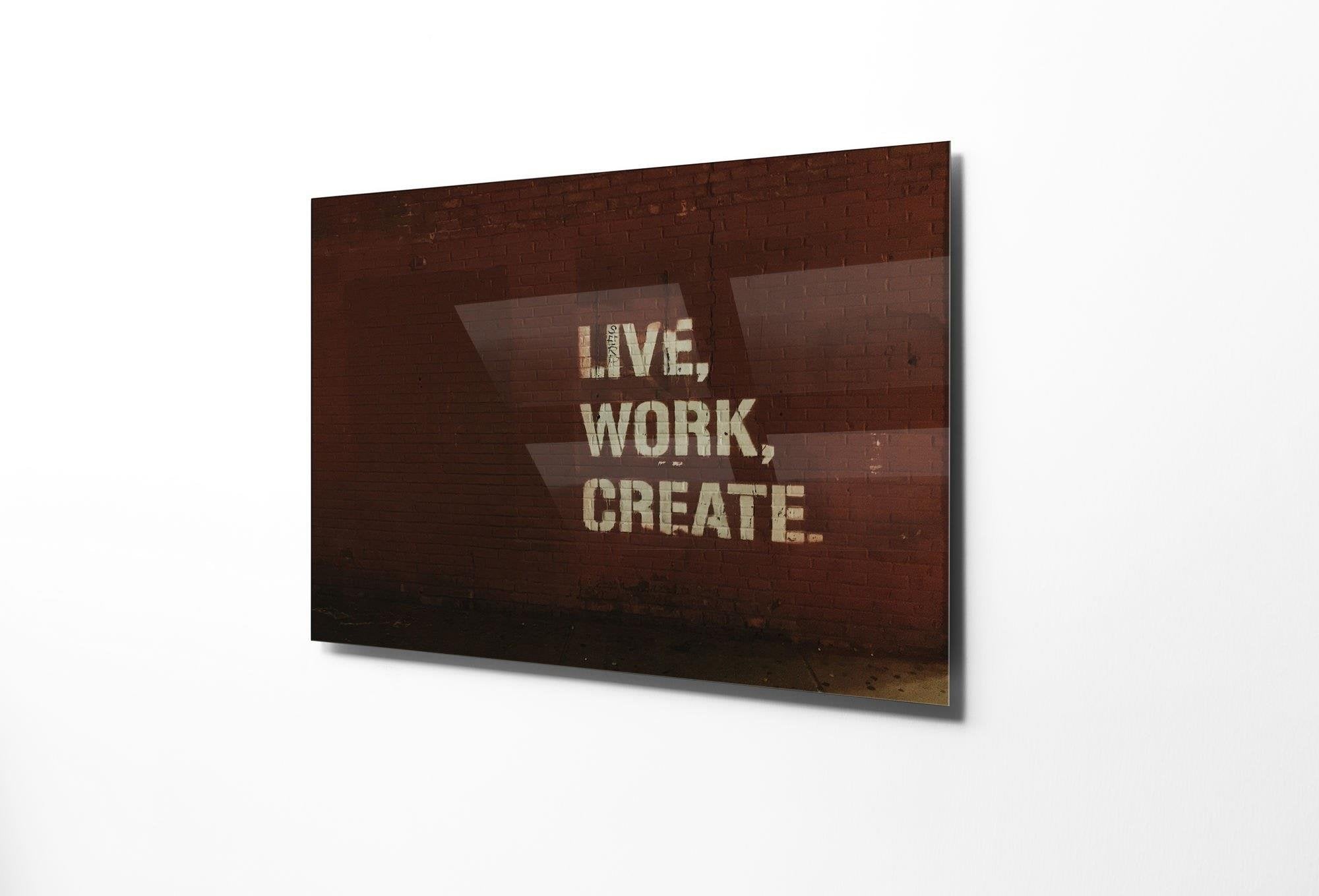 UV-598 Baskılı Cam Dikdörtgen Duvar Tablosu | ByLamp