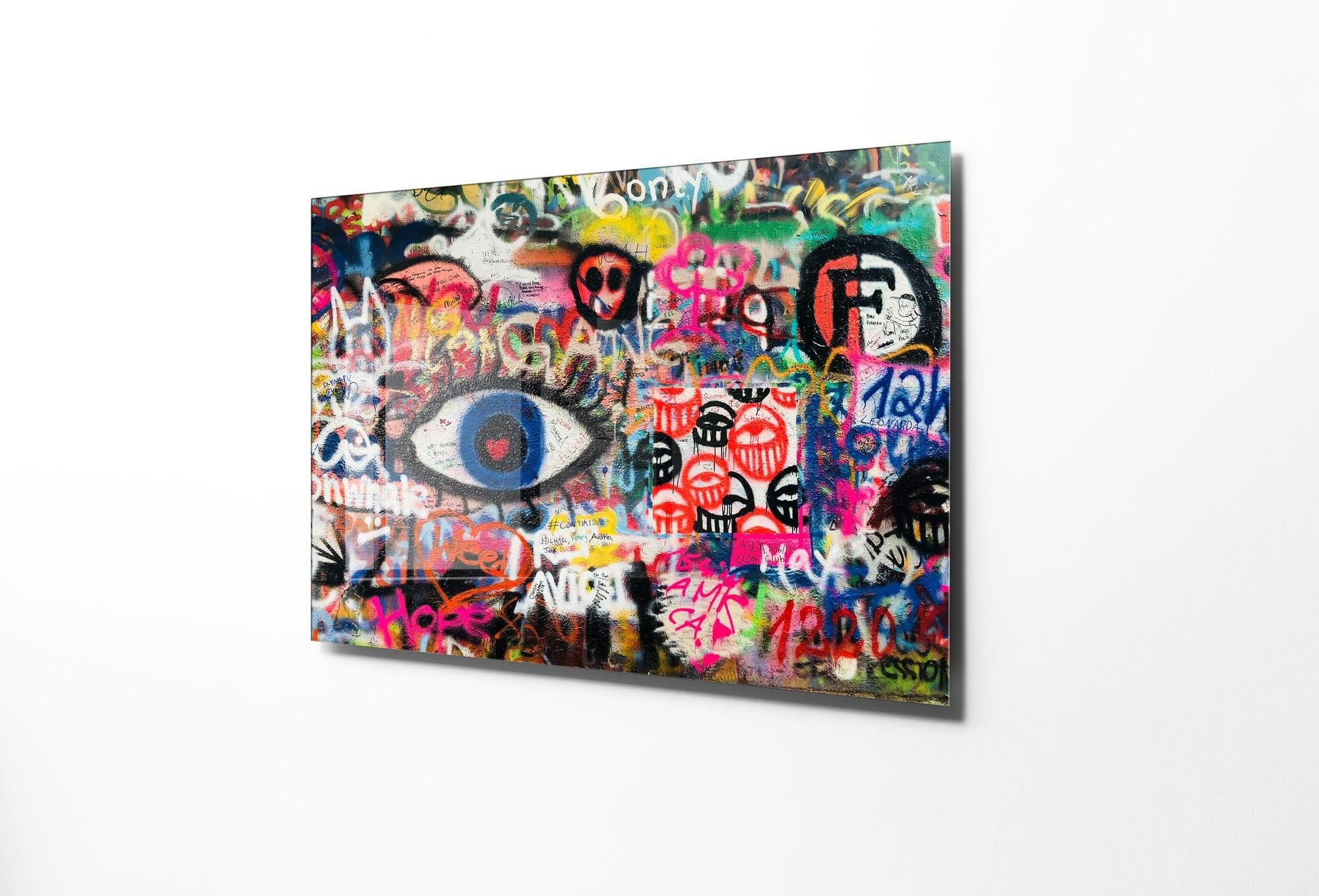 UV-617 Baskılı Cam Dikdörtgen Duvar Tablosu | ByLamp