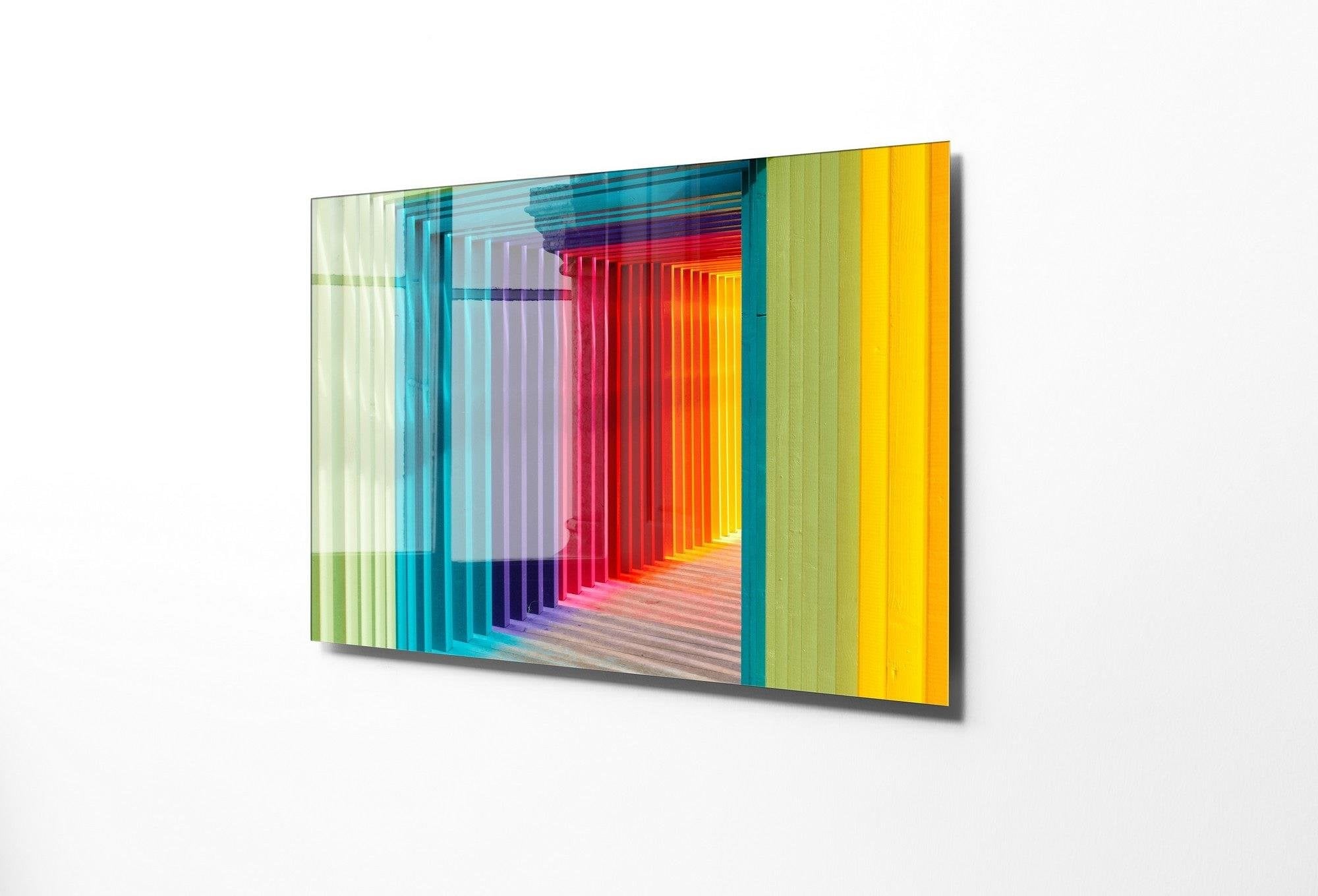 UV-629 Baskılı Cam Dikdörtgen Duvar Tablosu | ByLamp