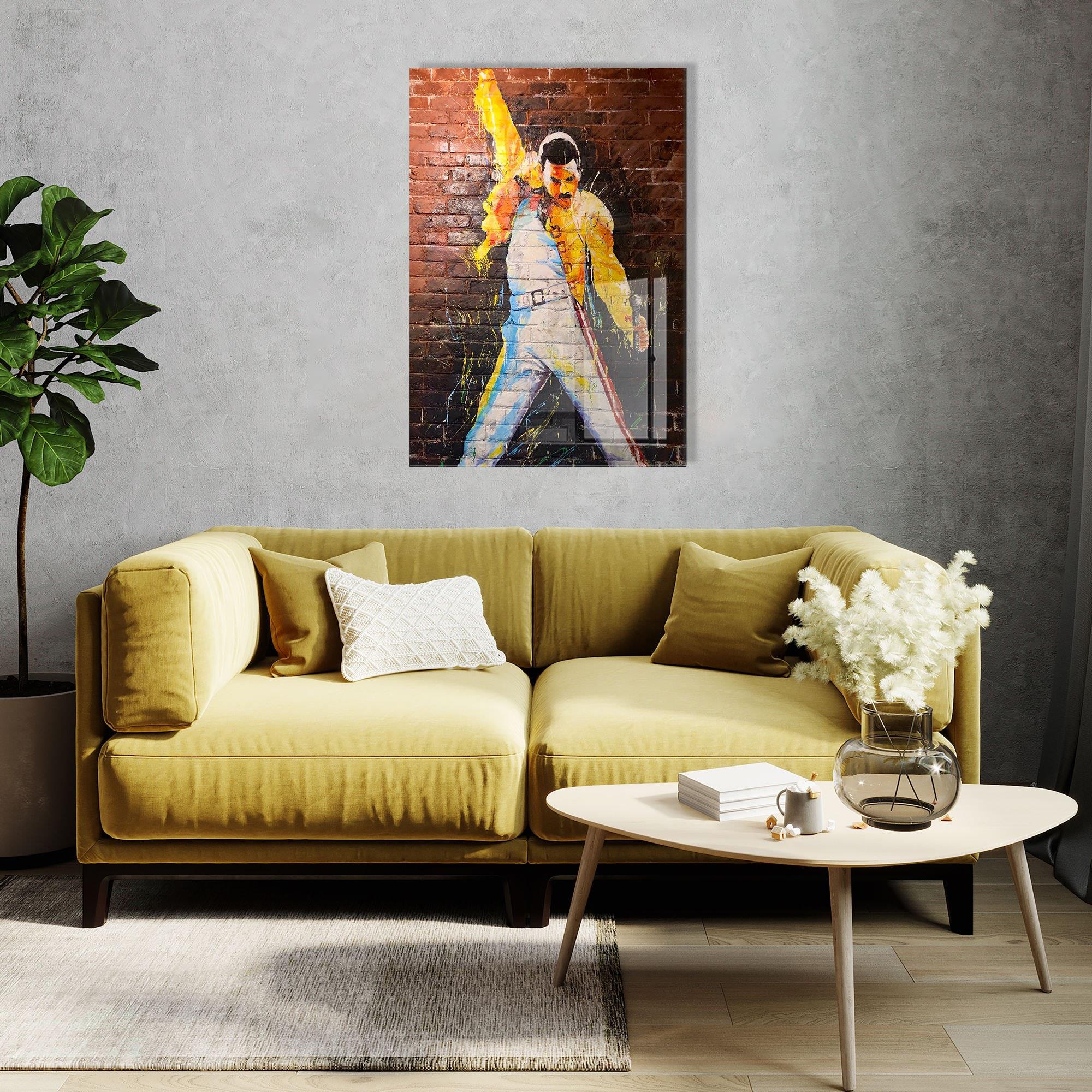 UV-641 Baskılı Cam Dikdörtgen Duvar Tablosu | ByLamp