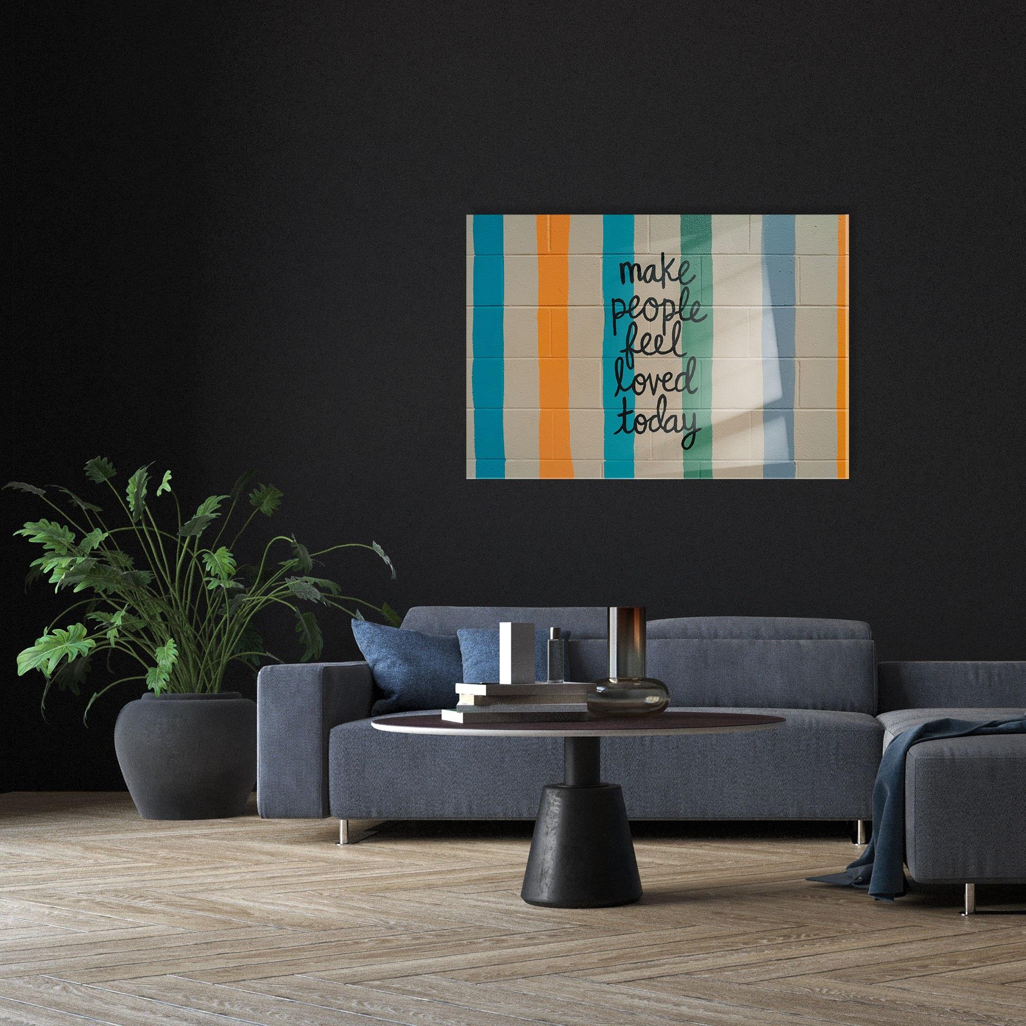 UV-646 Baskılı Cam Dikdörtgen Duvar Tablosu | ByLamp