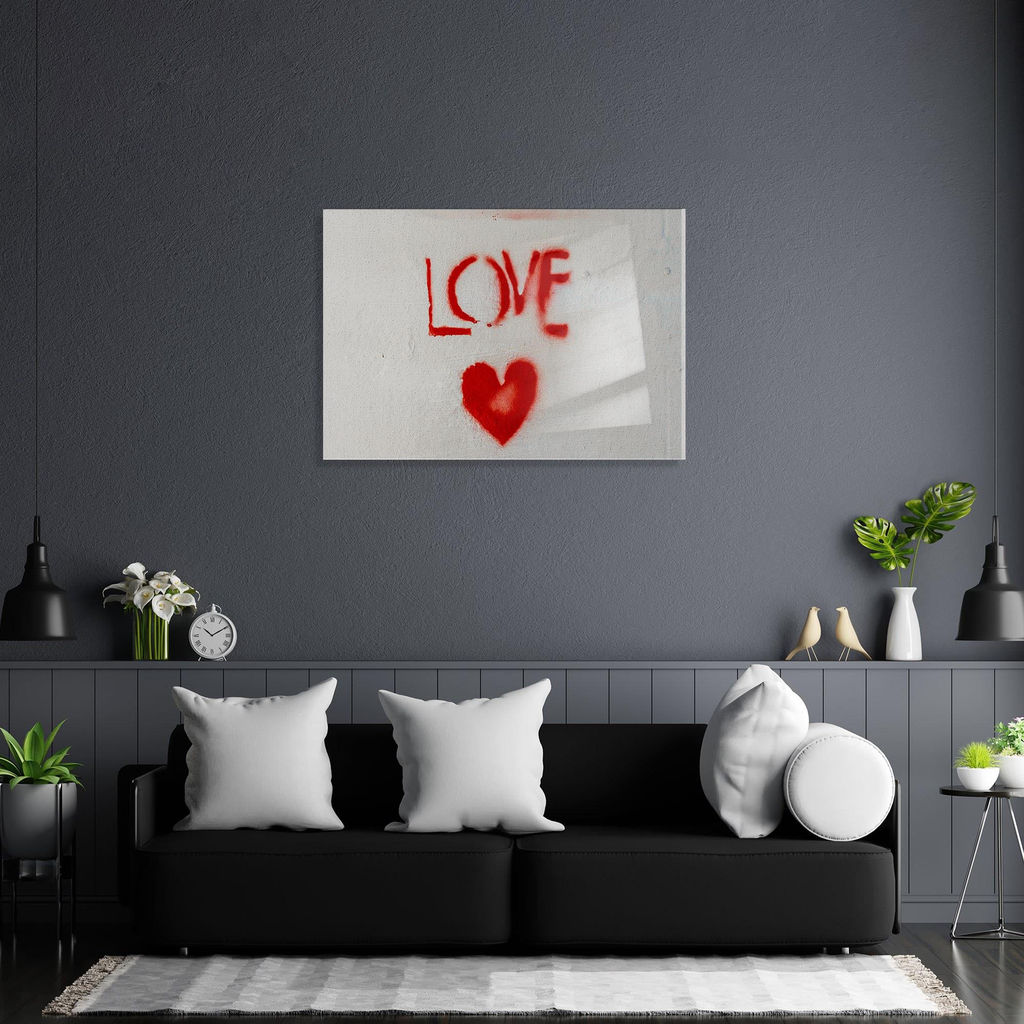 UV-651 Baskılı Cam Dikdörtgen Duvar Tablosu | ByLamp