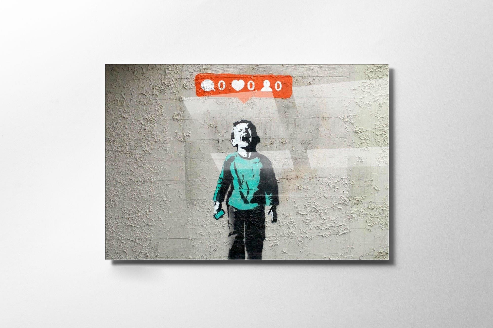 UV-653 Baskılı Cam Dikdörtgen Duvar Tablosu | ByLamp