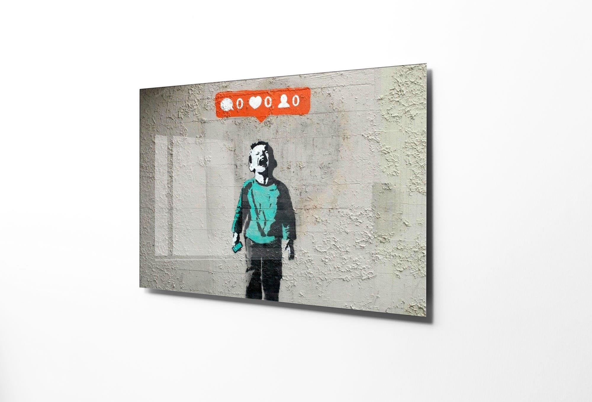 UV-653 Baskılı Cam Dikdörtgen Duvar Tablosu | ByLamp