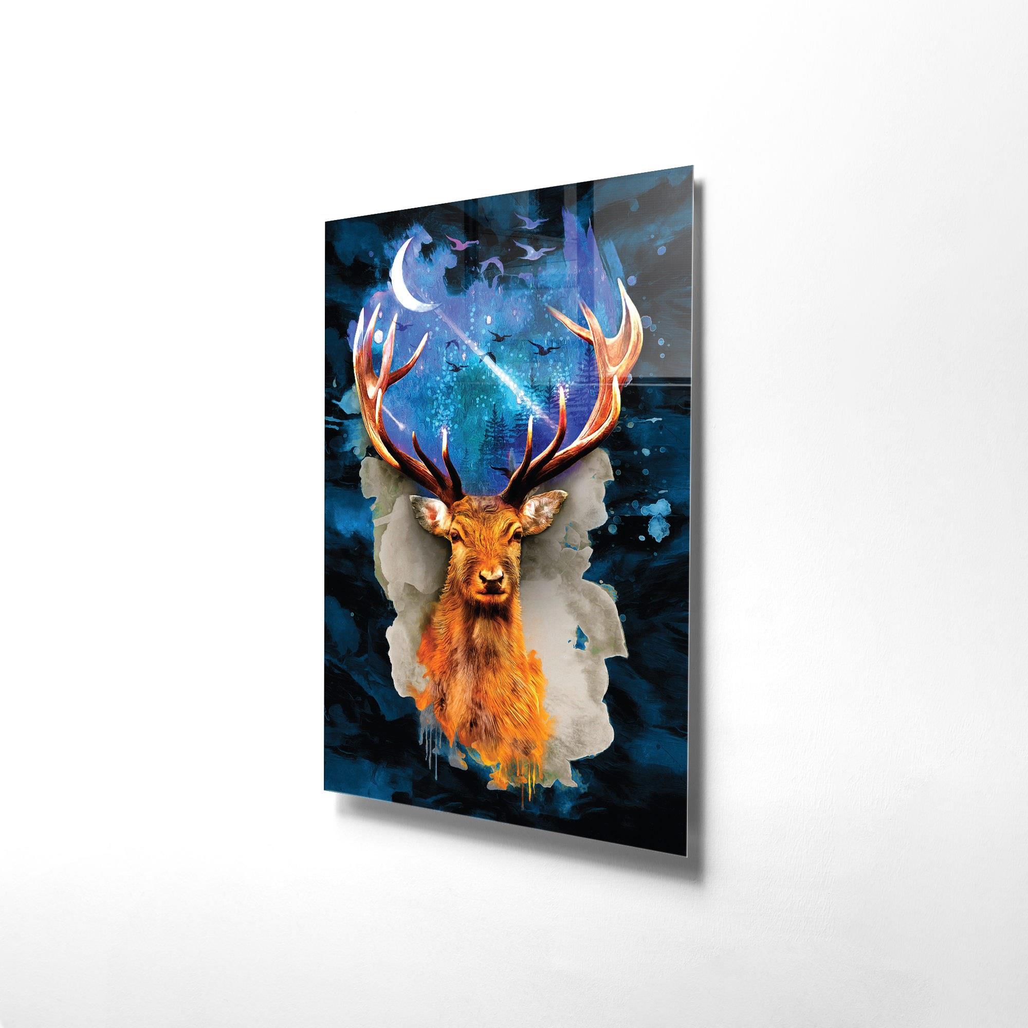 UV-655 Baskılı Cam Dikdörtgen Duvar Tablosu | ByLamp