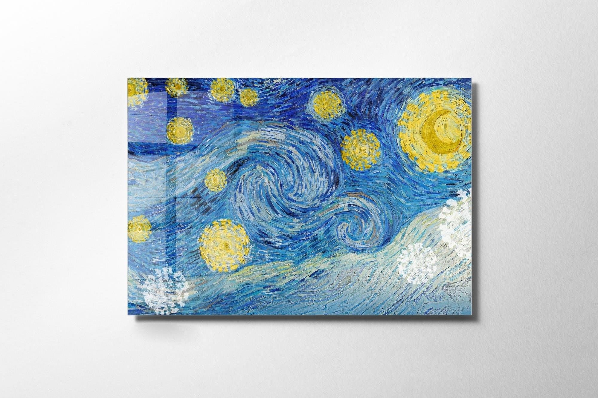 UV-662 Baskılı Cam Dikdörtgen Duvar Tablosu | ByLamp