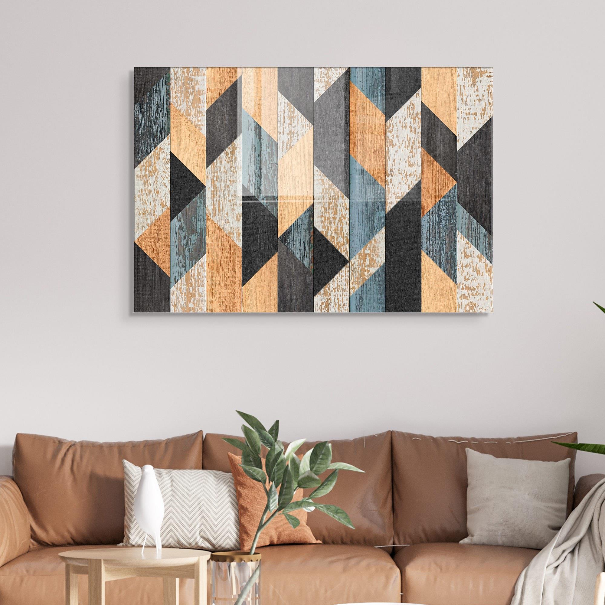 UV-682 Baskılı Cam Dikdörtgen Duvar Tablosu | ByLamp