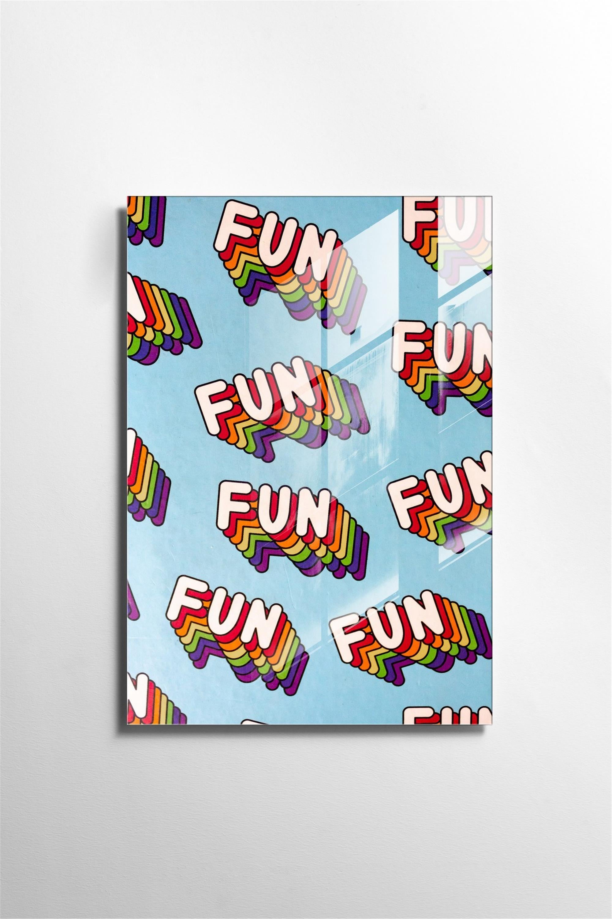 UV-695 Baskılı Cam Dikdörtgen Duvar Tablosu | ByLamp