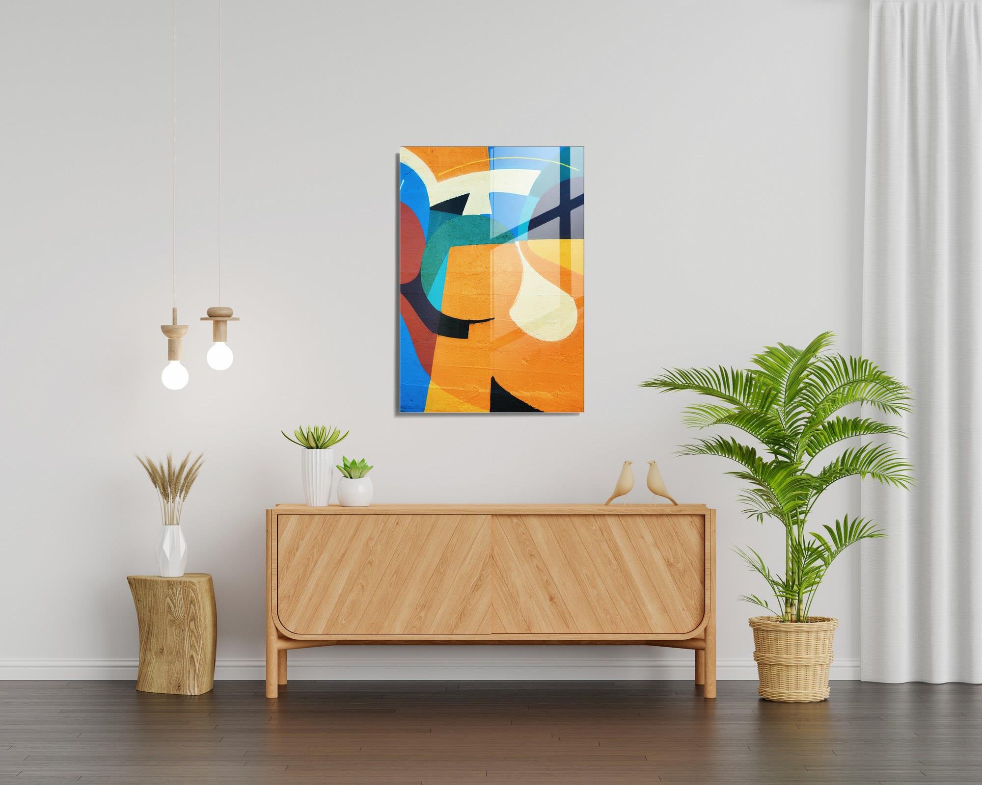 UV-700 Baskılı Cam Dikdörtgen Duvar Tablosu | ByLamp