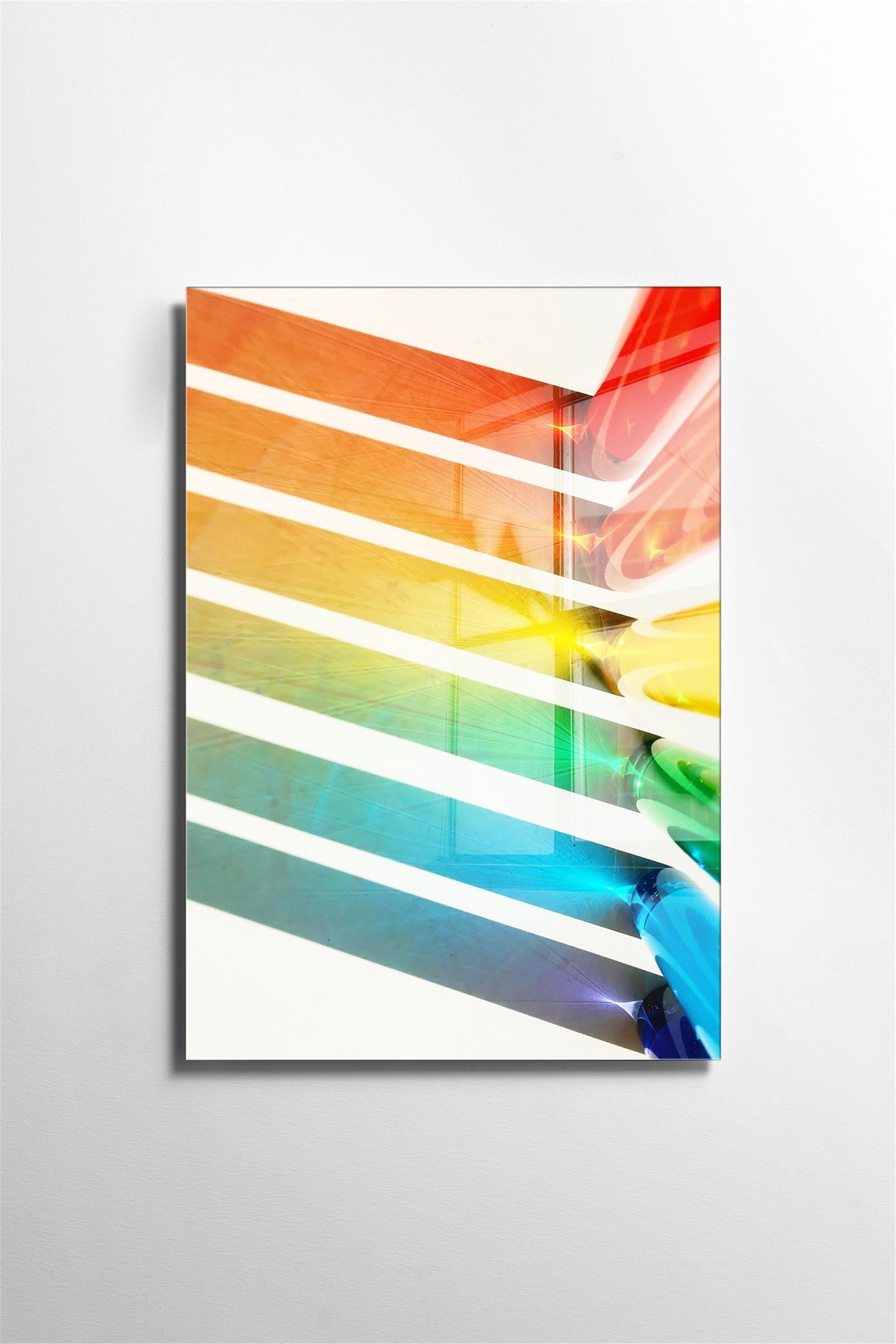 UV-701 Baskılı Cam Dikdörtgen Duvar Tablosu | ByLamp