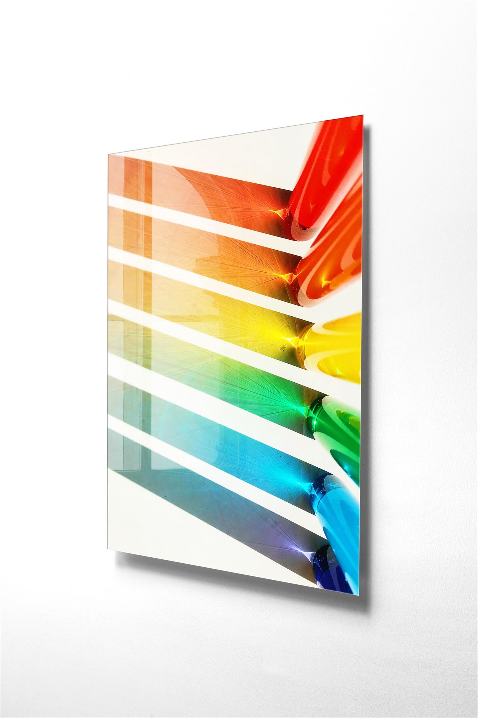 UV-701 Baskılı Cam Dikdörtgen Duvar Tablosu | ByLamp