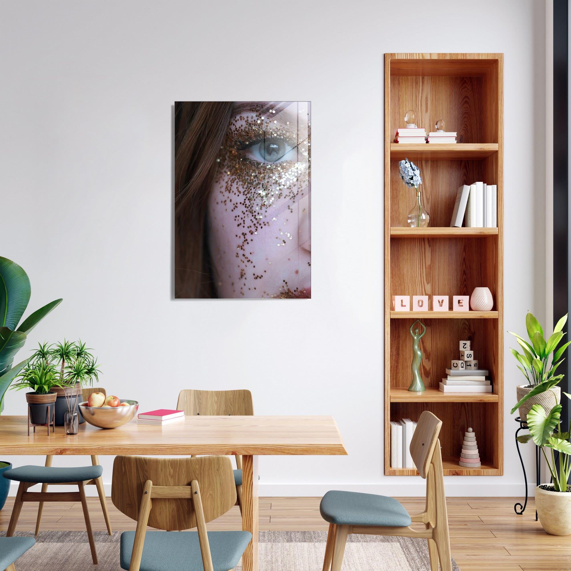 UV-704 Baskılı Cam Dikdörtgen Duvar Tablosu | ByLamp