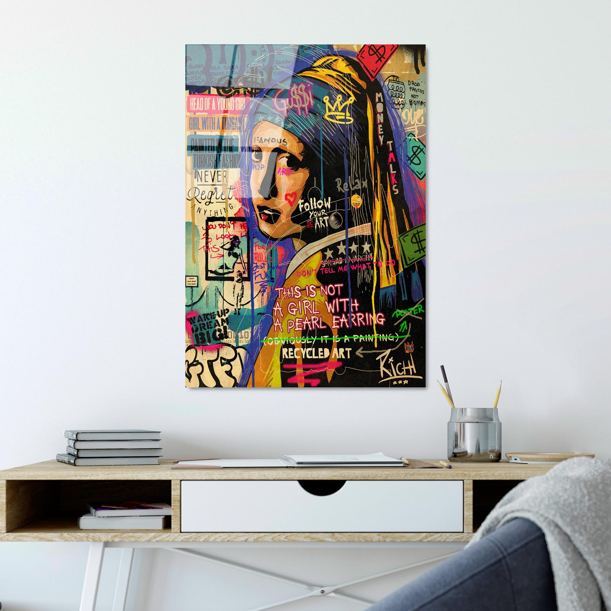 UV-712 Baskılı Cam Dikdörtgen Duvar Tablosu | ByLamp