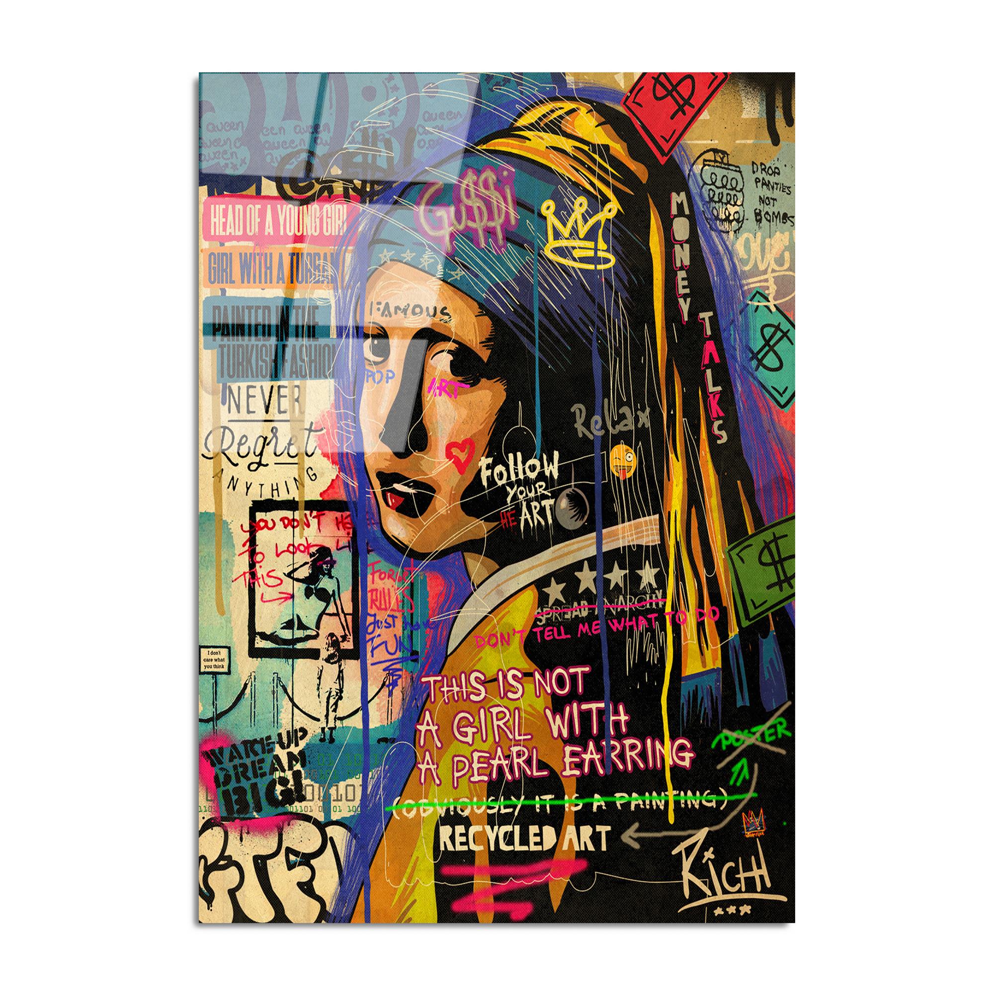 UV-712 Baskılı Cam Dikdörtgen Duvar Tablosu | ByLamp