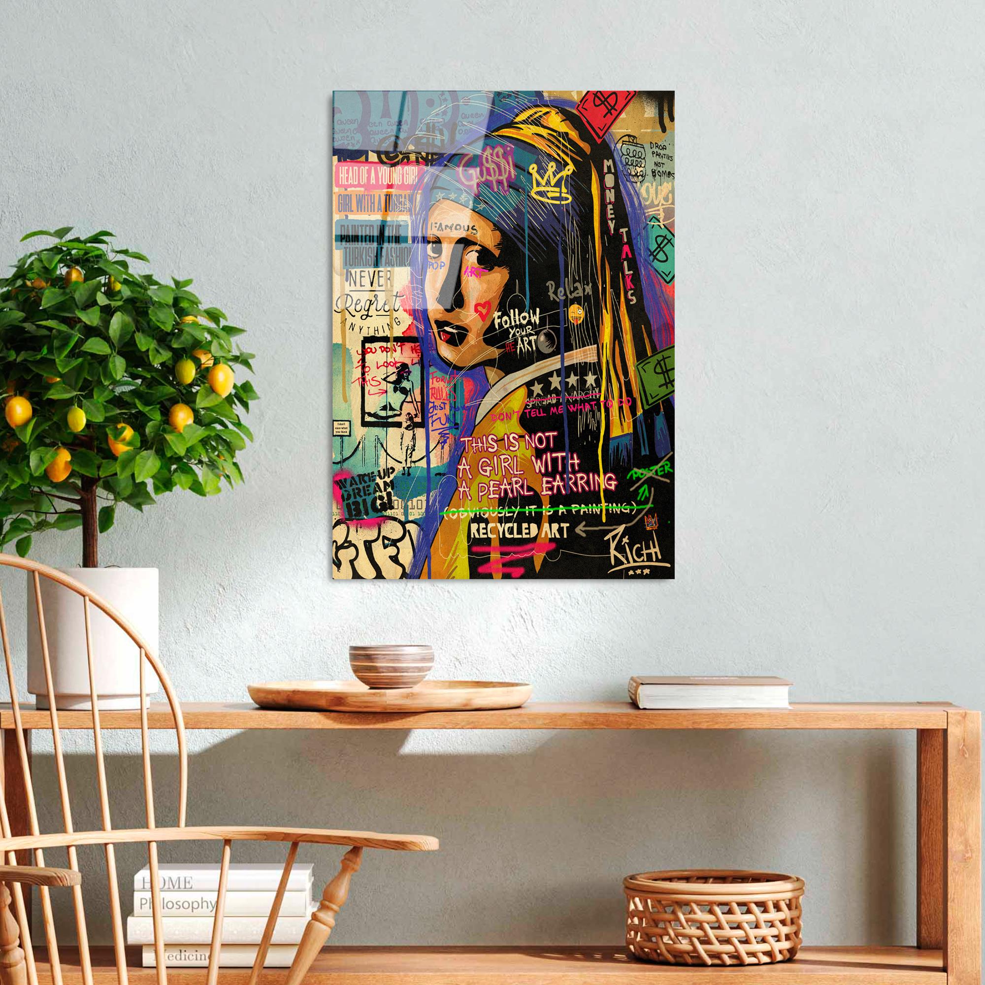 UV-712 Baskılı Cam Dikdörtgen Duvar Tablosu | ByLamp