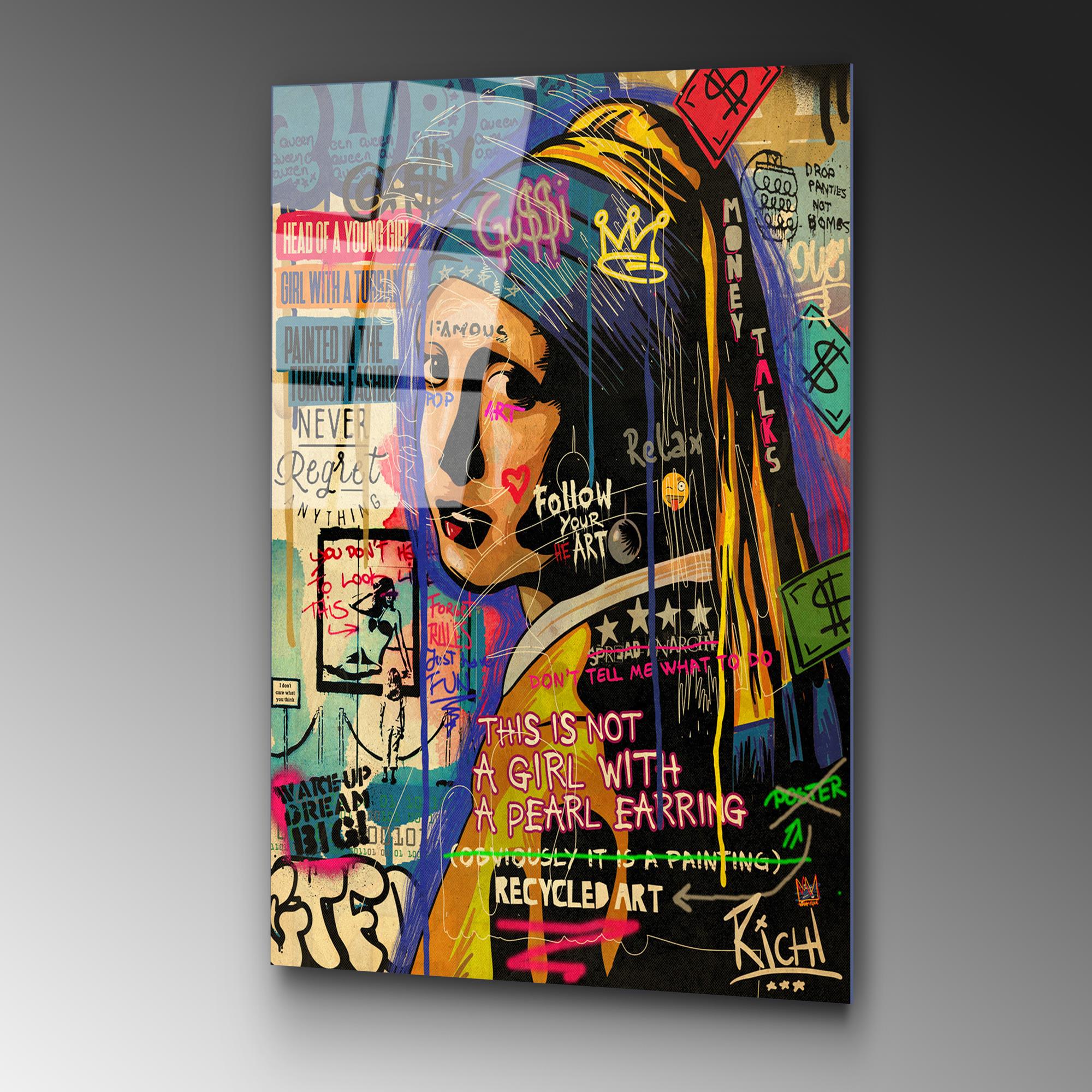 UV-712 Baskılı Cam Dikdörtgen Duvar Tablosu | ByLamp