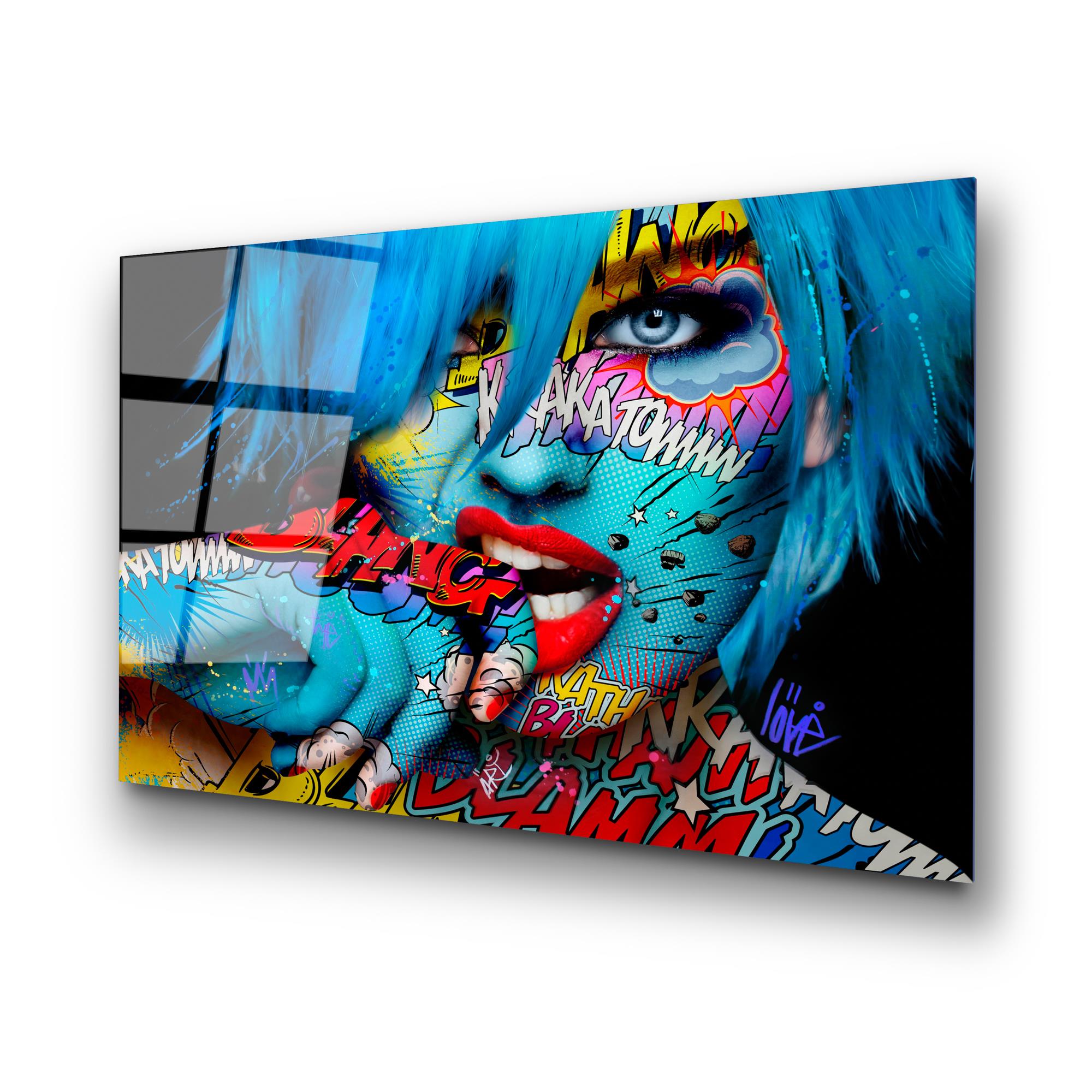 UV-713 Baskılı Cam Dikdörtgen Duvar Tablosu | ByLamp