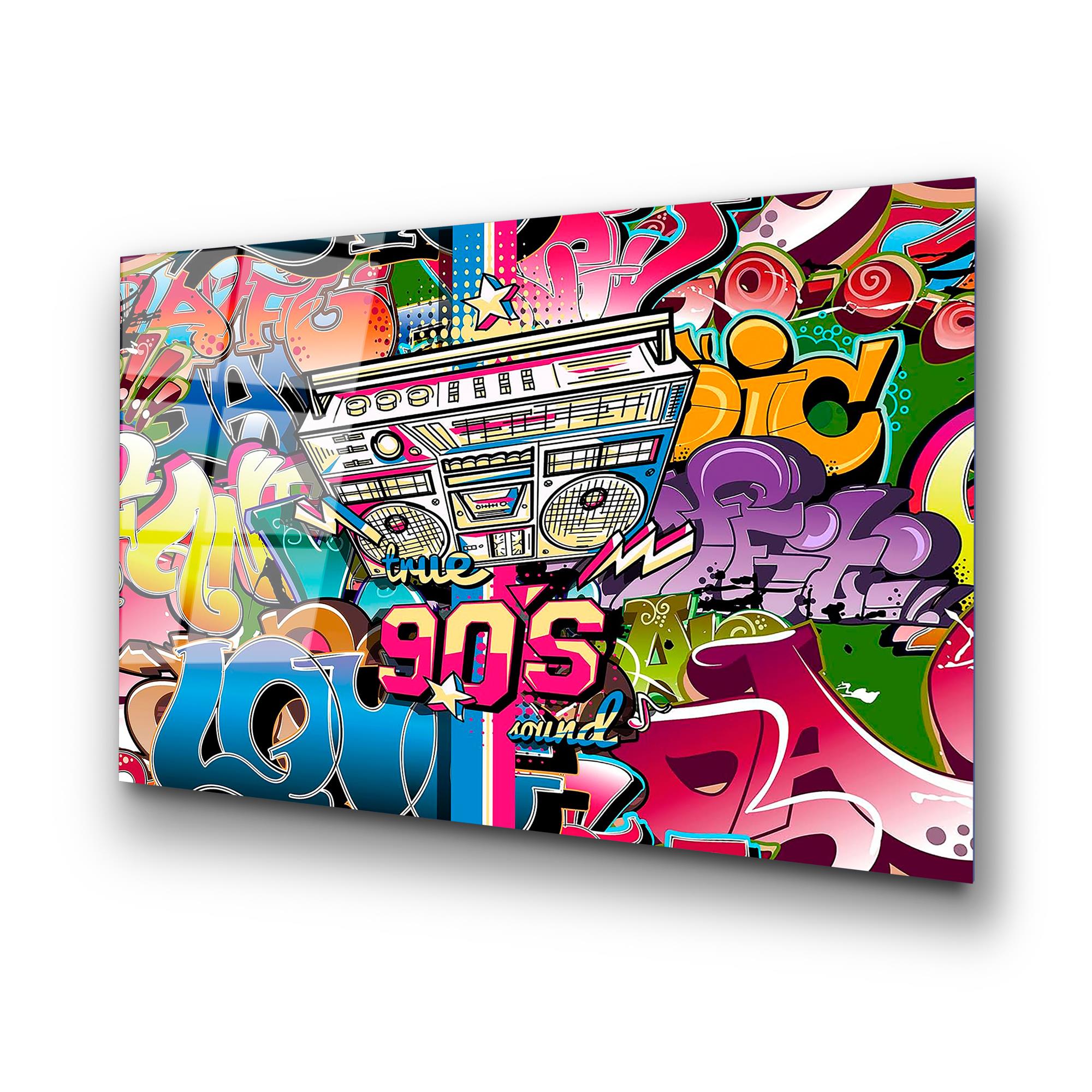 UV-714 Baskılı Cam Dikdörtgen Duvar Tablosu | ByLamp