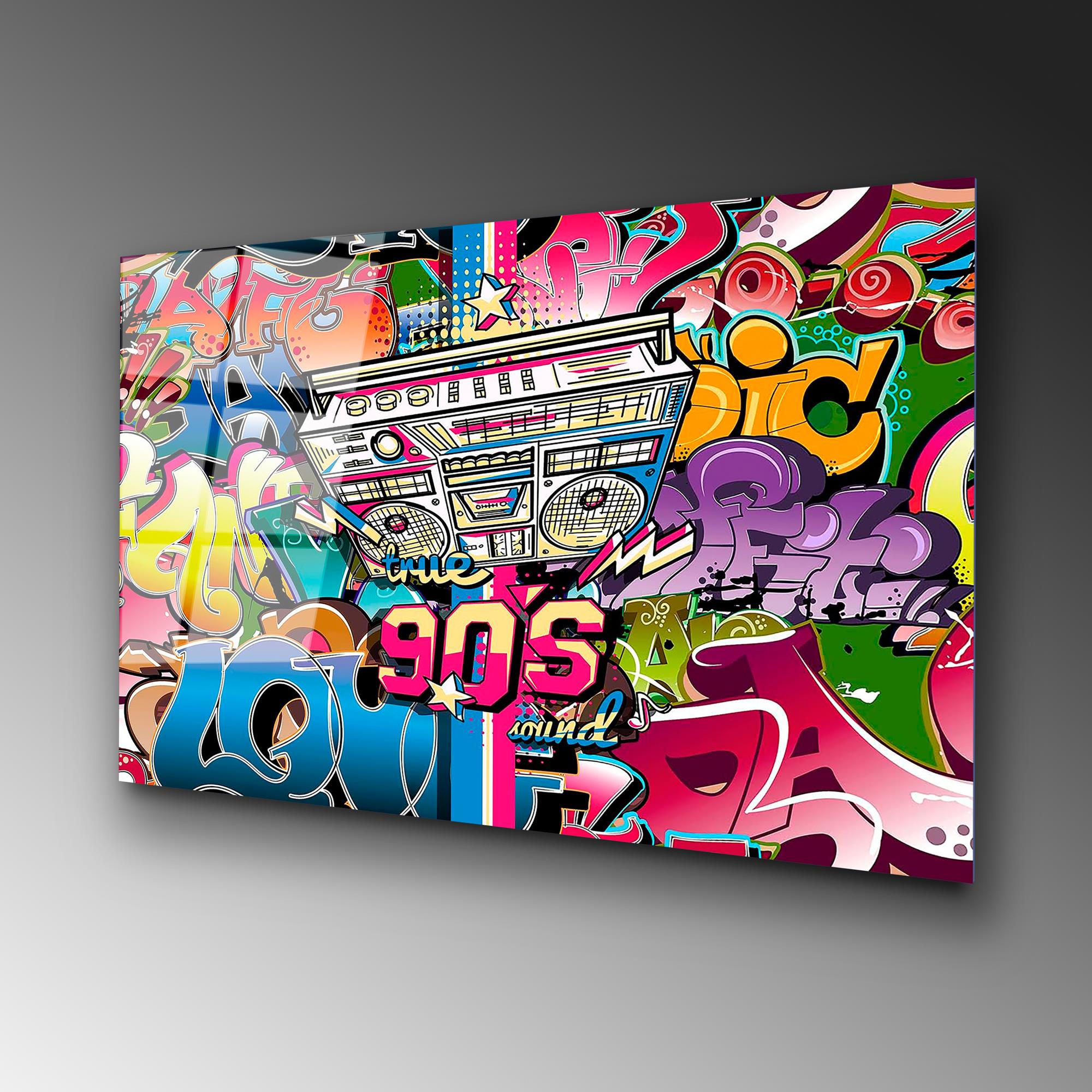 UV-714 Baskılı Cam Dikdörtgen Duvar Tablosu | ByLamp