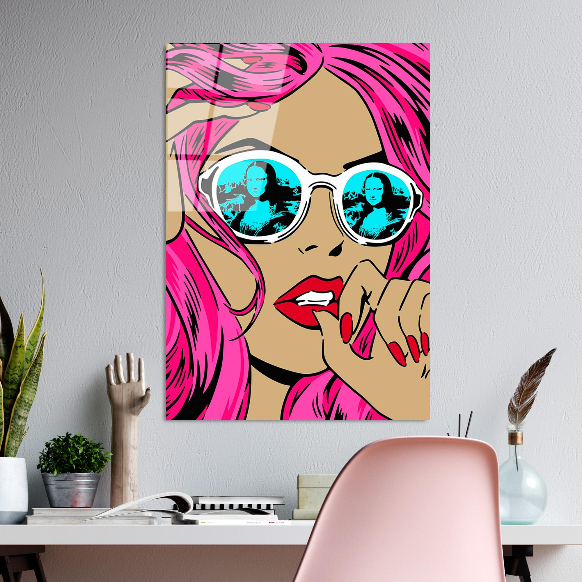 UV-715 Baskılı Cam Dikdörtgen Duvar Tablosu | ByLamp