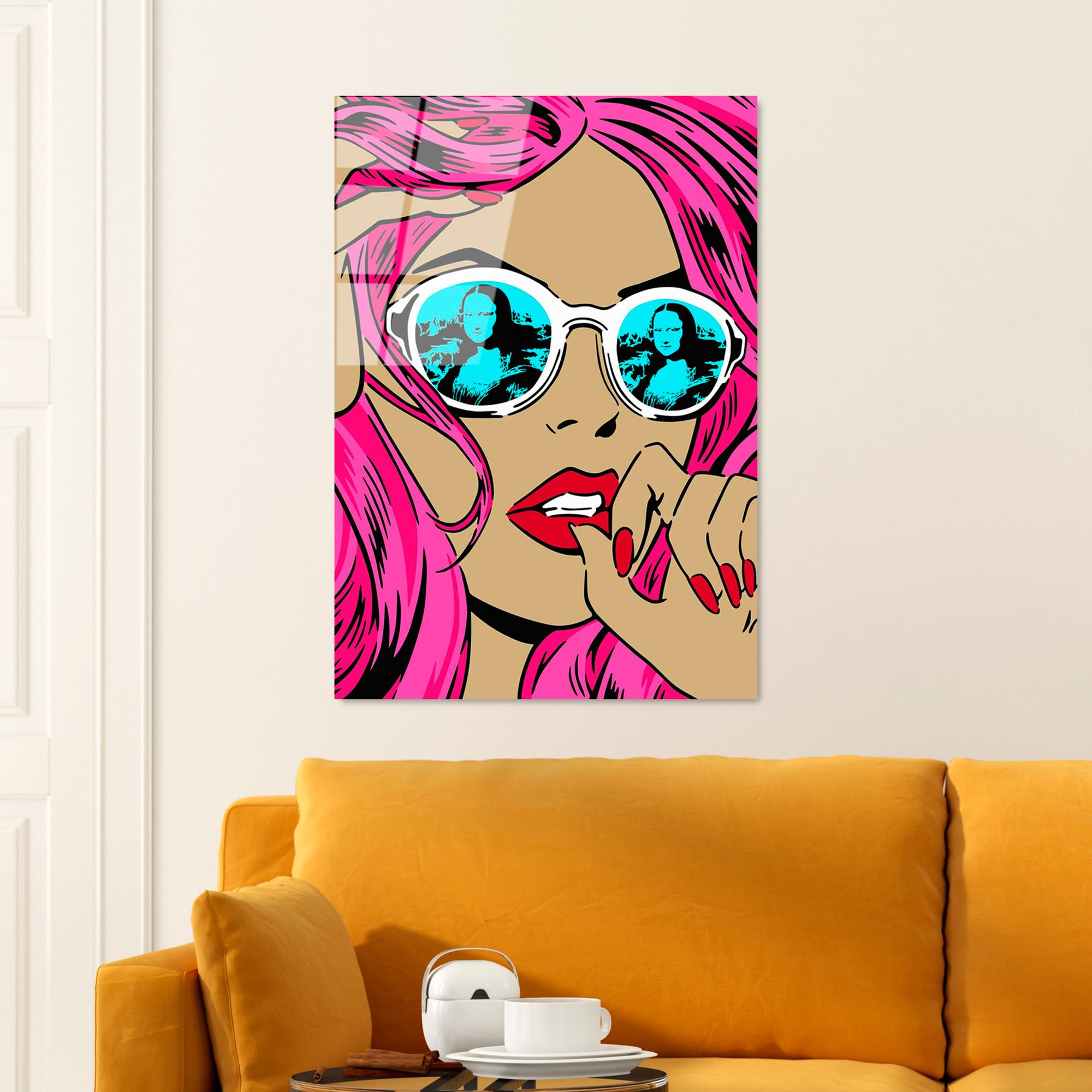 UV-715 Baskılı Cam Dikdörtgen Duvar Tablosu | ByLamp