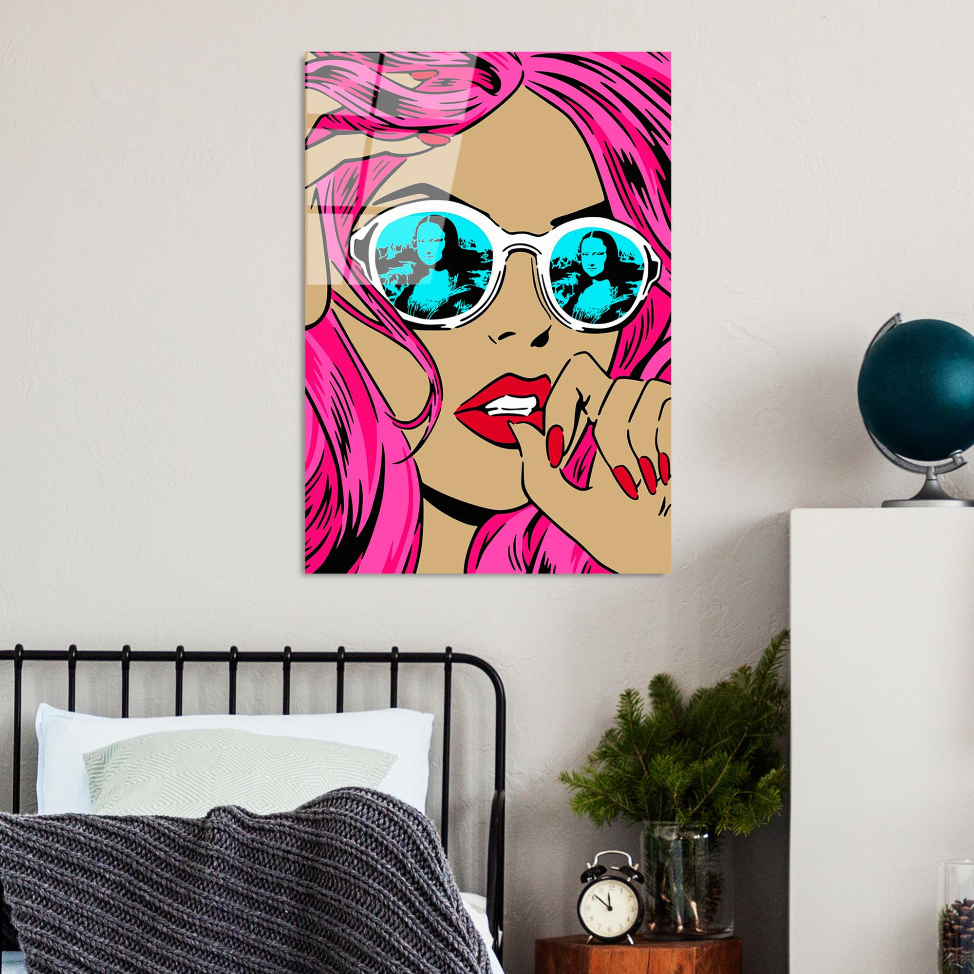 UV-715 Baskılı Cam Dikdörtgen Duvar Tablosu | ByLamp