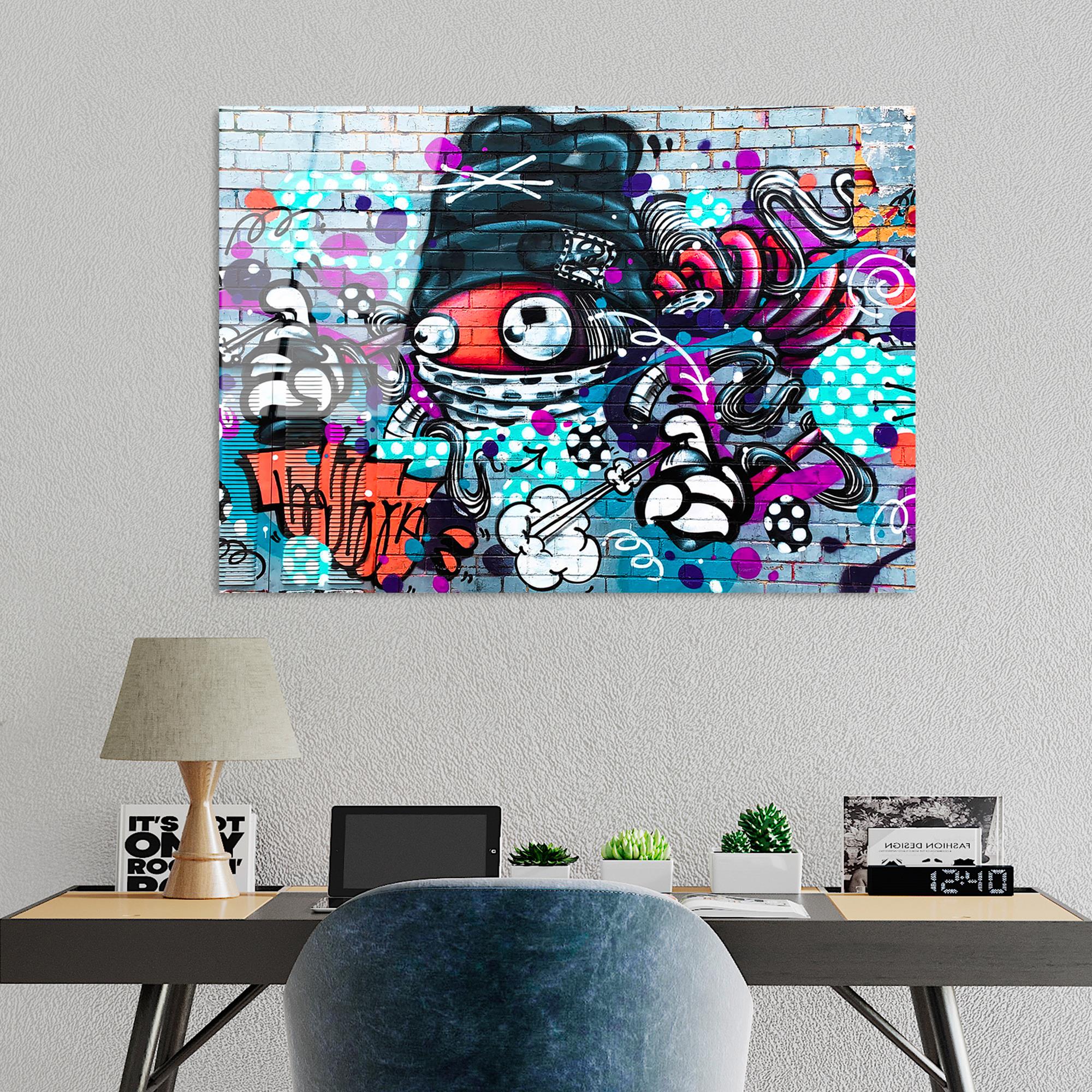 UV-716 Baskılı Cam Dikdörtgen Duvar Tablosu | ByLamp