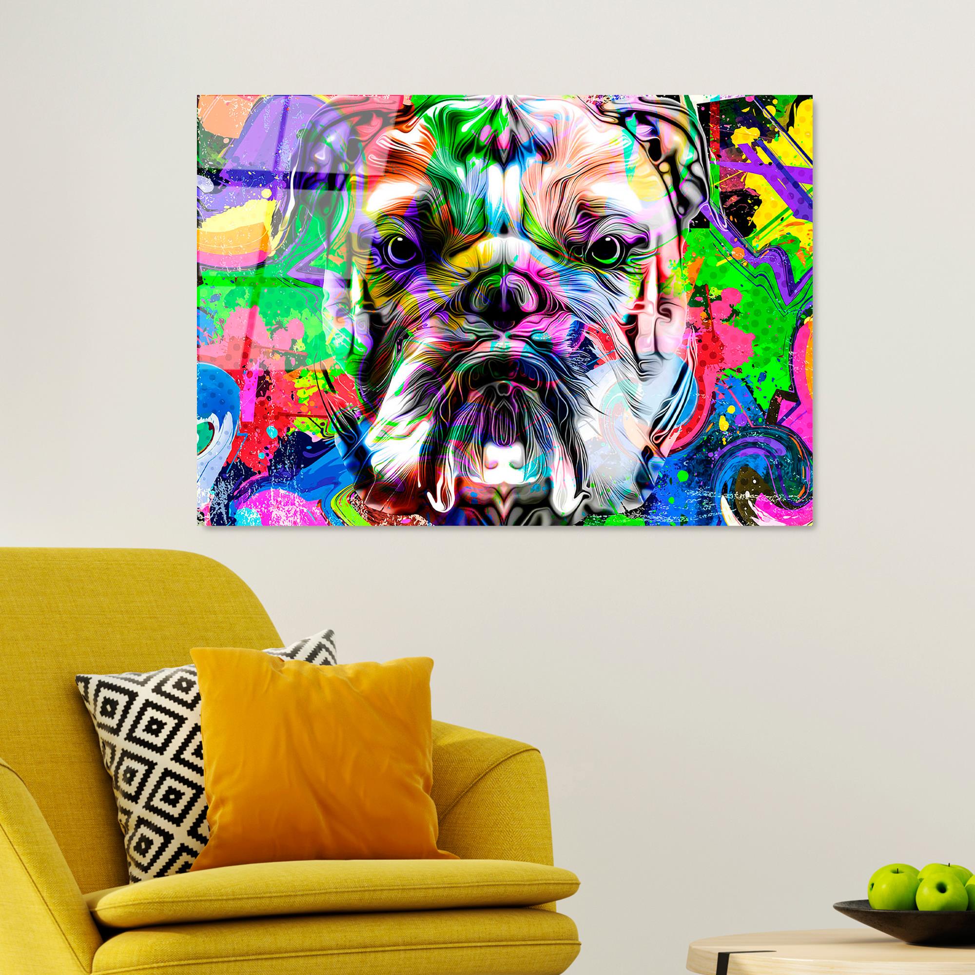 UV-717 Baskılı Cam Dikdörtgen Duvar Tablosu | ByLamp