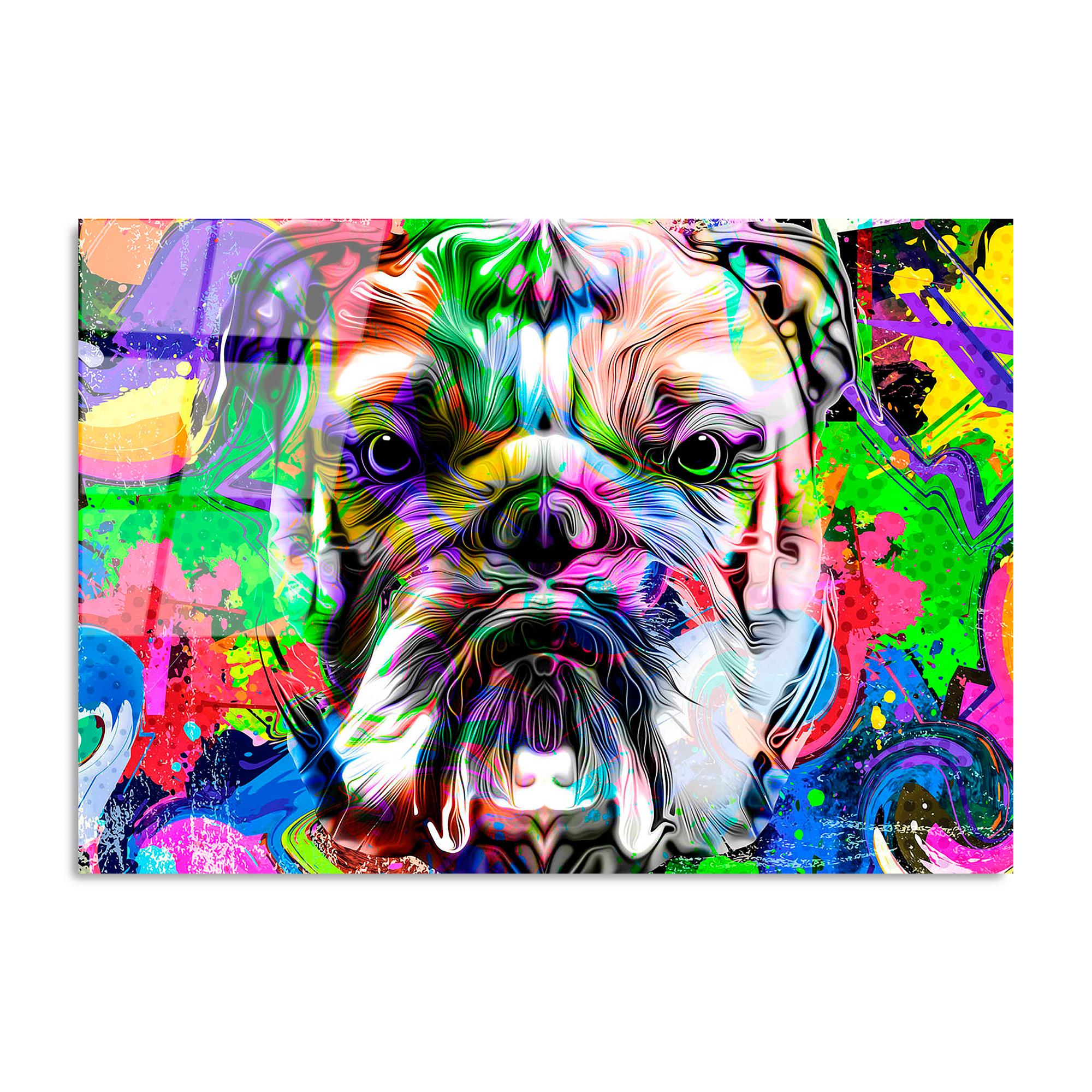 UV-717 Baskılı Cam Dikdörtgen Duvar Tablosu | ByLamp