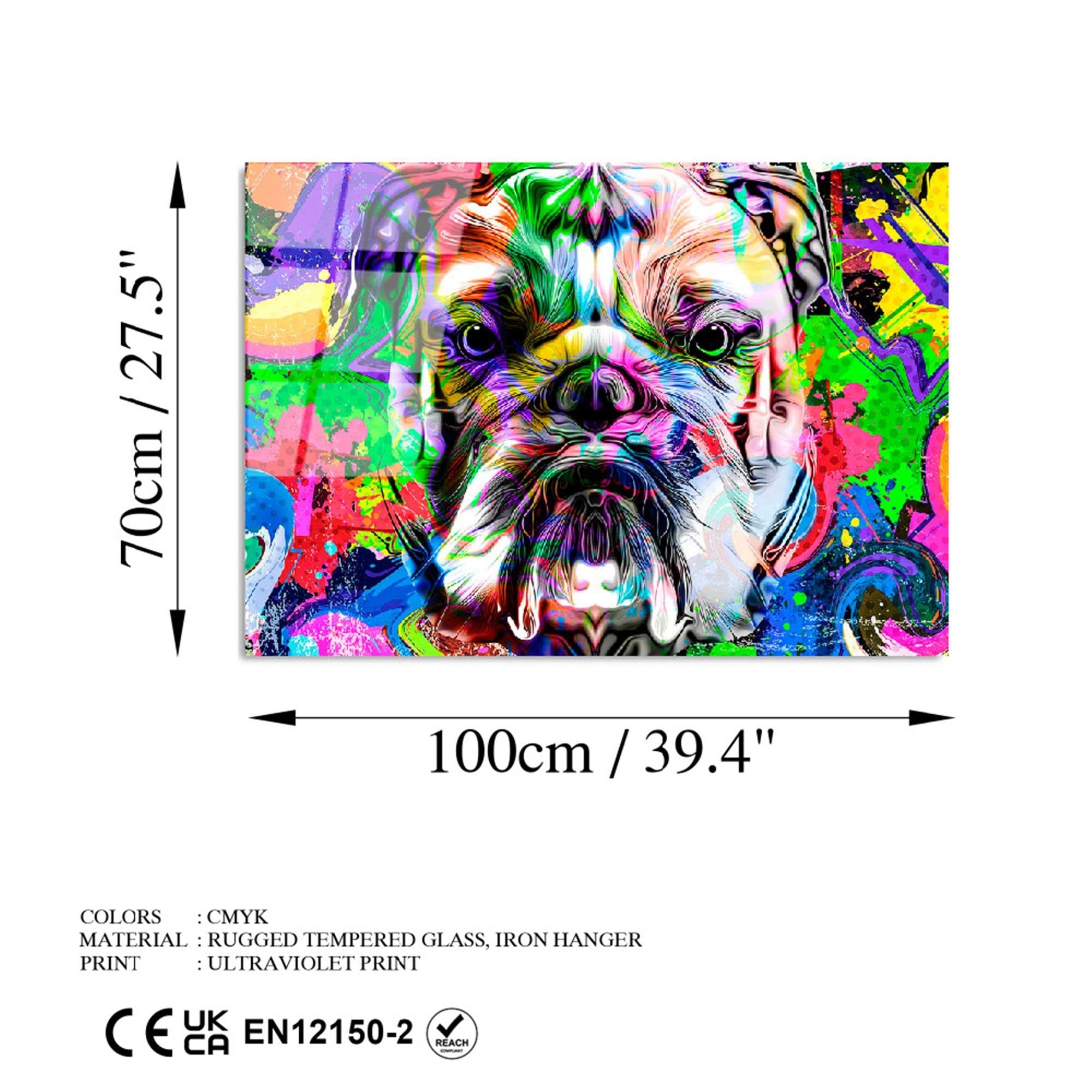 UV-717 Baskılı Cam Dikdörtgen Duvar Tablosu | ByLamp