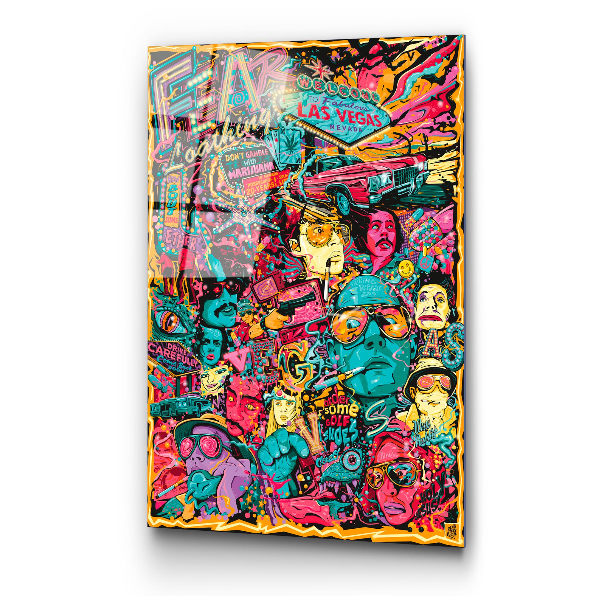 UV-718 Baskılı Cam Dikdörtgen Duvar Tablosu | ByLamp