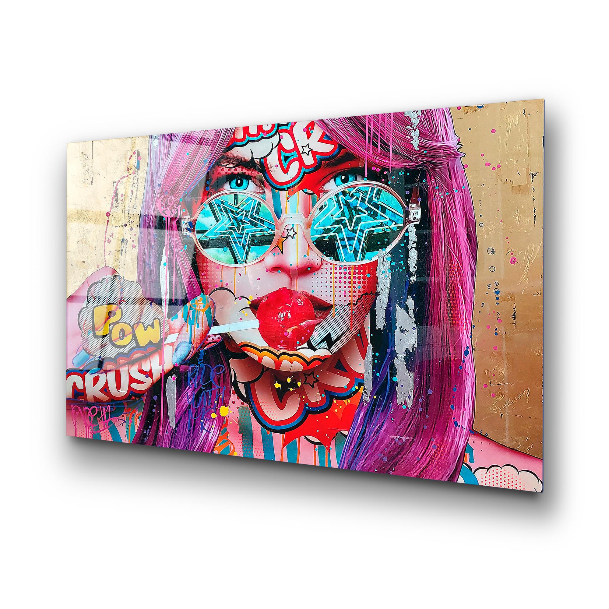 UV-719 Baskılı Cam Dikdörtgen Duvar Tablosu | ByLamp