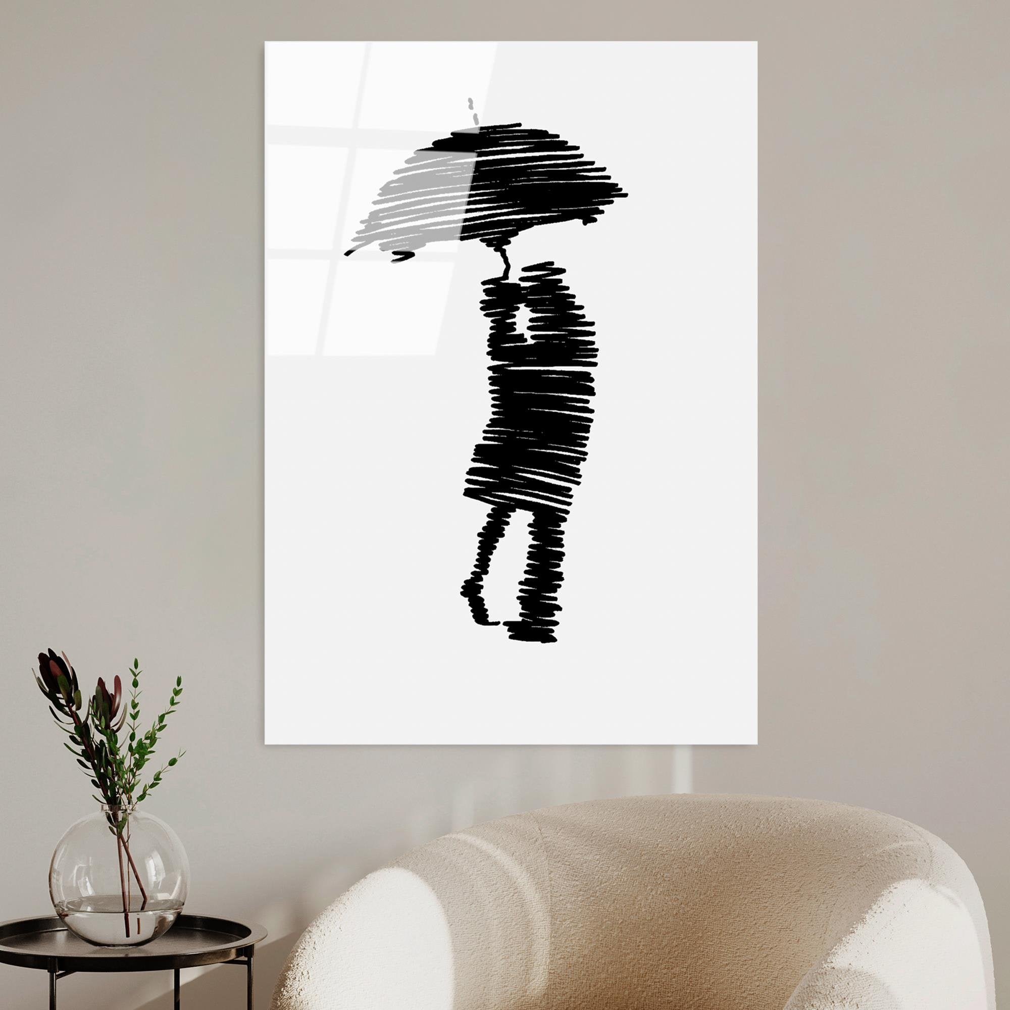 UV-720 Baskılı Cam Dikdörtgen Duvar Tablosu | ByLamp