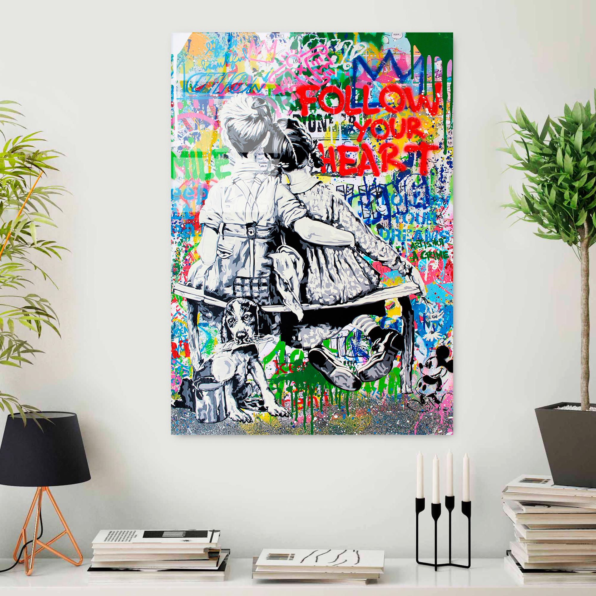 UV-721 Baskılı Cam Dikdörtgen Duvar Tablosu | ByLamp