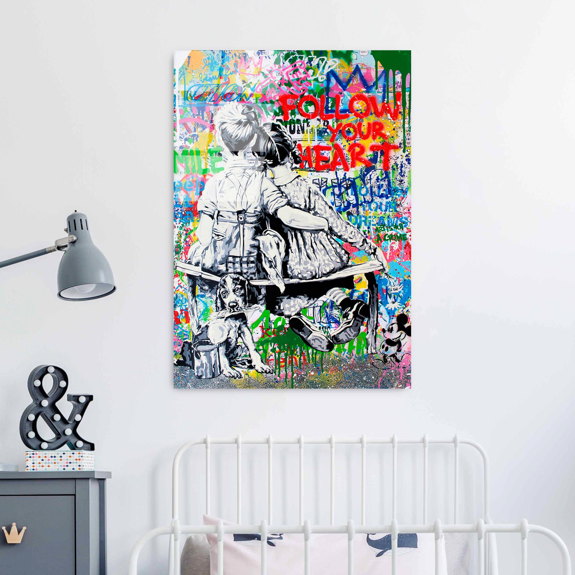 UV-721 Baskılı Cam Dikdörtgen Duvar Tablosu | ByLamp