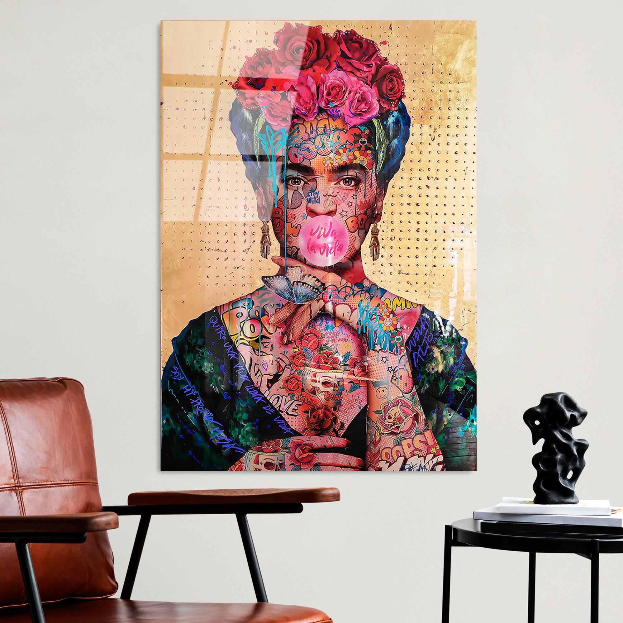 UV-722 Baskılı Cam Dikdörtgen Duvar Tablosu | ByLamp