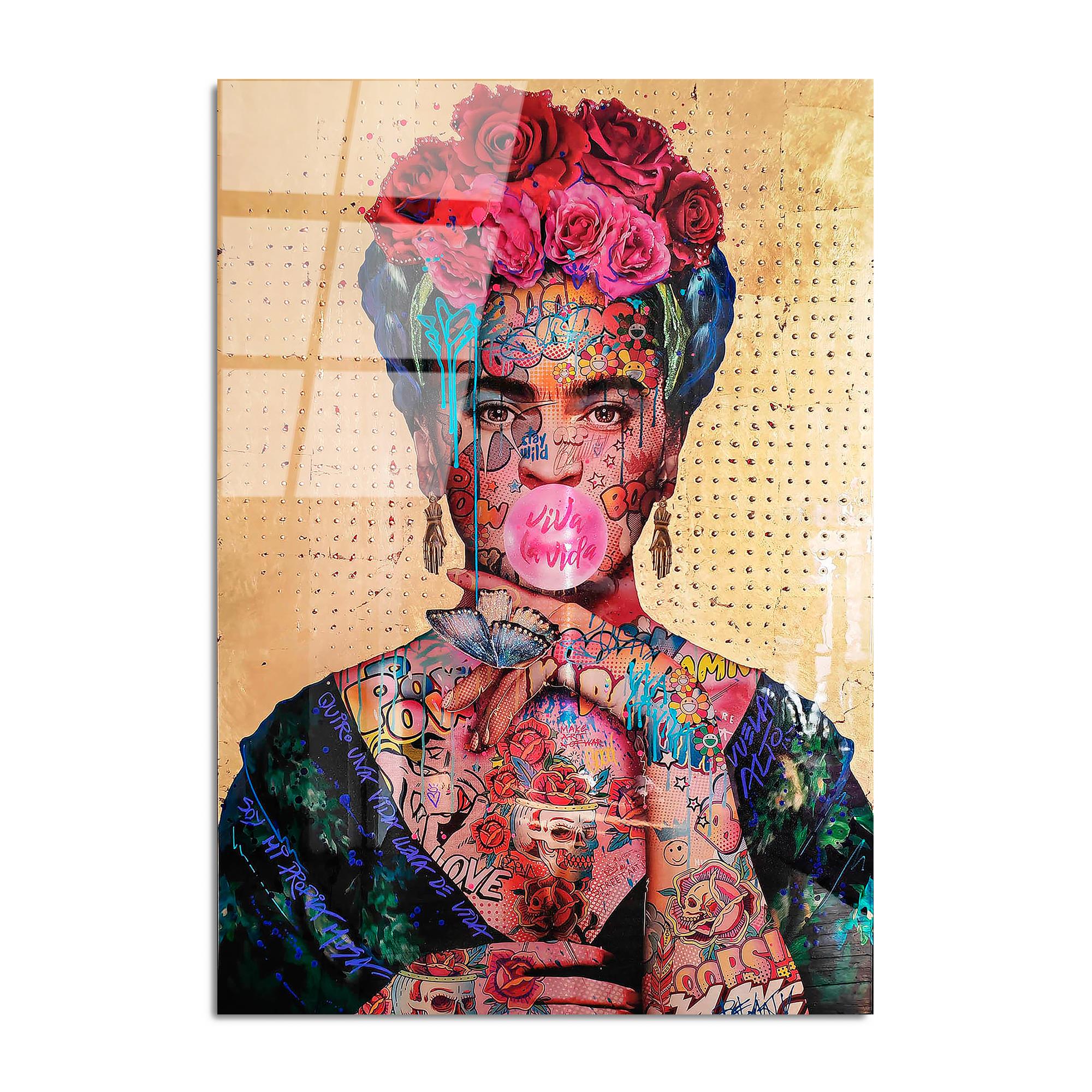 UV-722 Baskılı Cam Dikdörtgen Duvar Tablosu | ByLamp