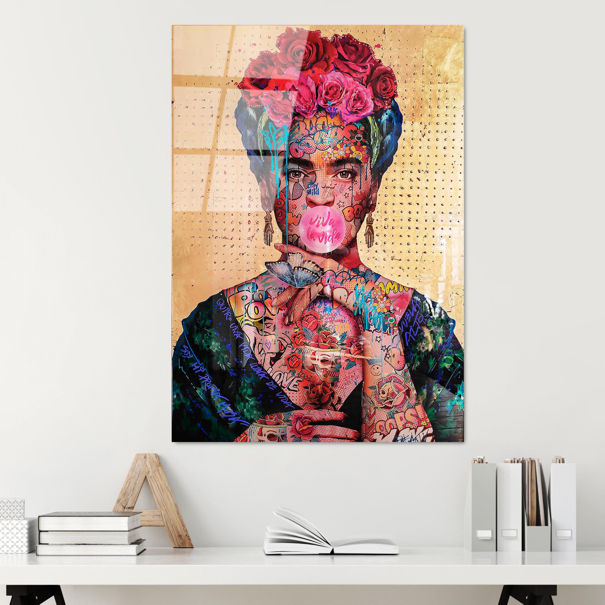 UV-722 Baskılı Cam Dikdörtgen Duvar Tablosu | ByLamp