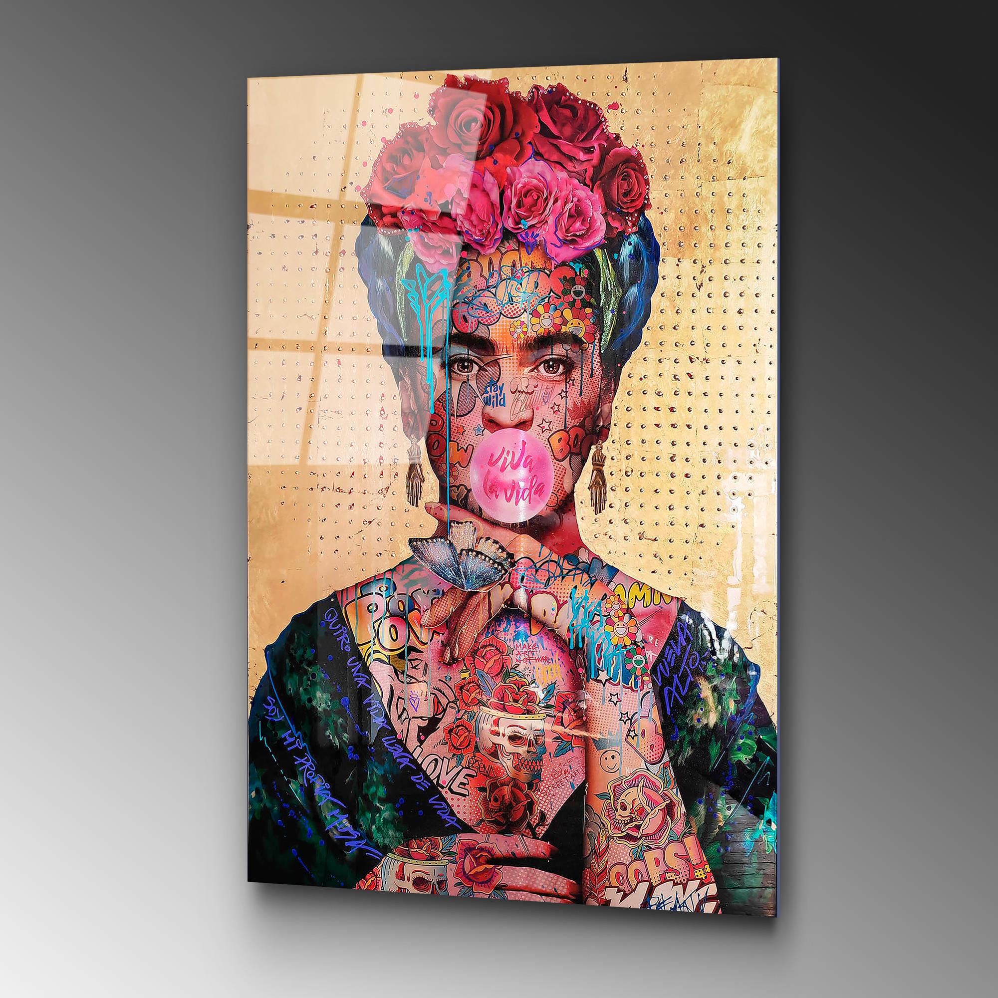 UV-722 Baskılı Cam Dikdörtgen Duvar Tablosu | ByLamp