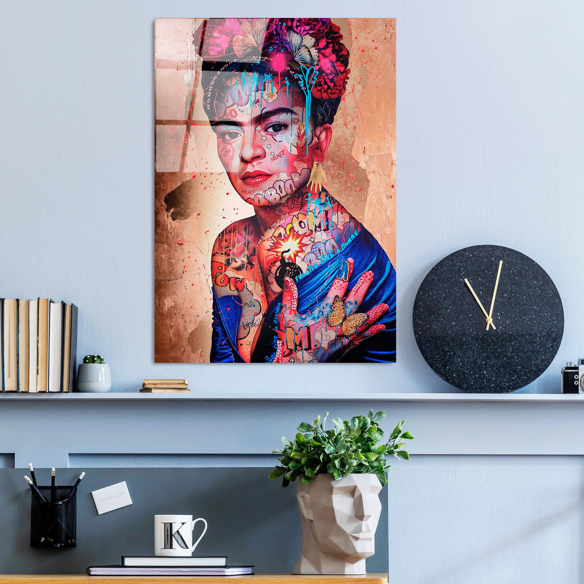 UV-723 Baskılı Cam Dikdörtgen Duvar Tablosu | ByLamp