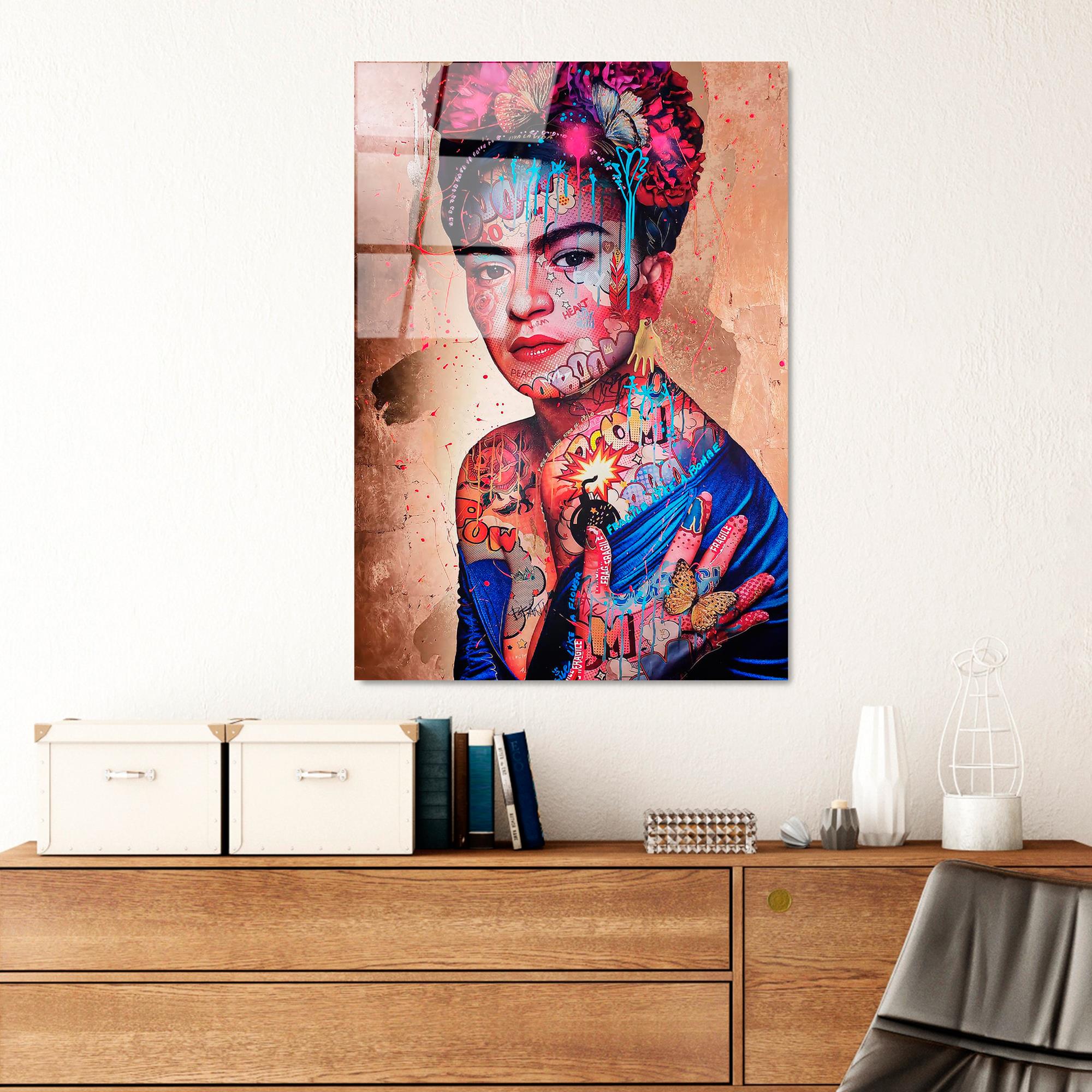 UV-723 Baskılı Cam Dikdörtgen Duvar Tablosu | ByLamp