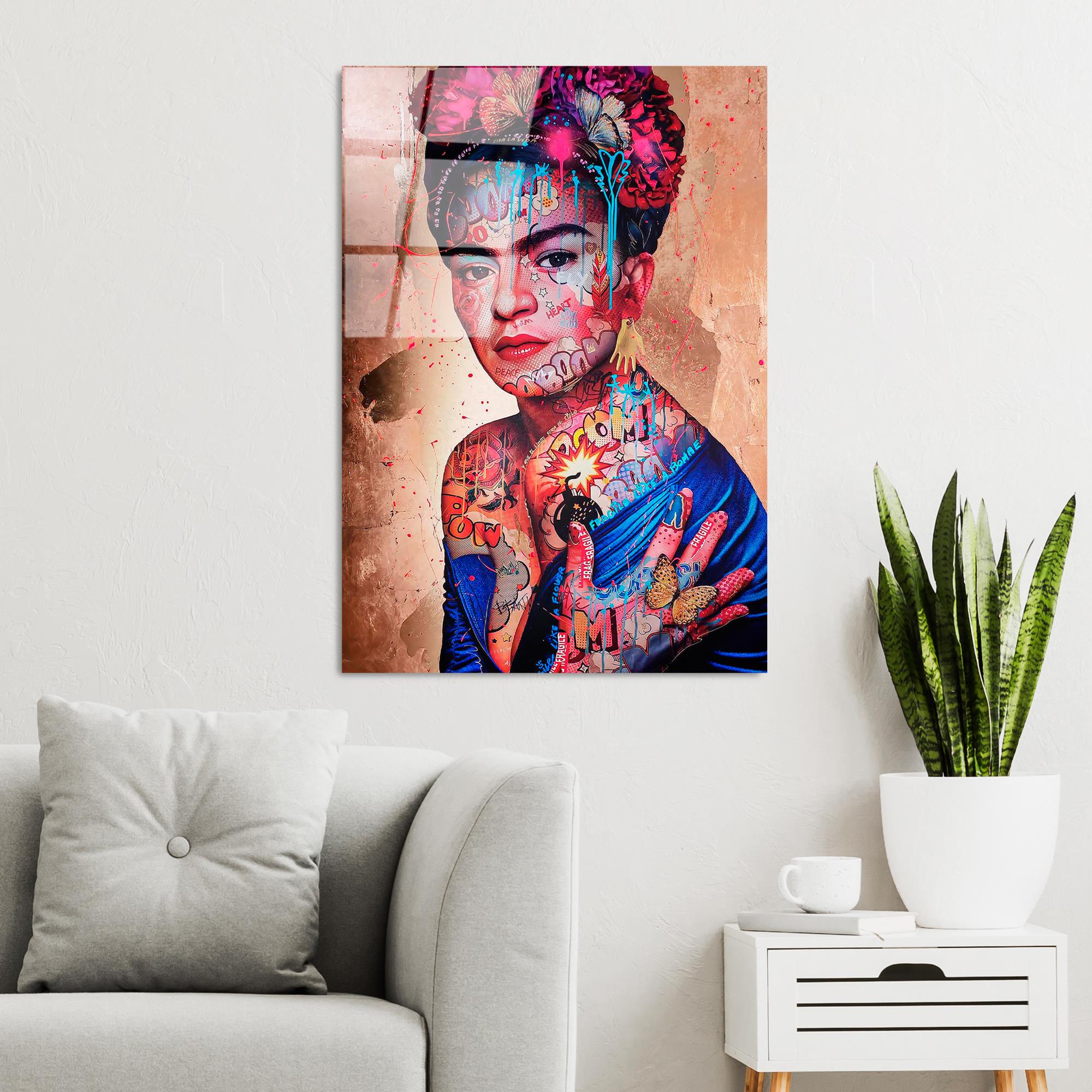 UV-723 Baskılı Cam Dikdörtgen Duvar Tablosu | ByLamp